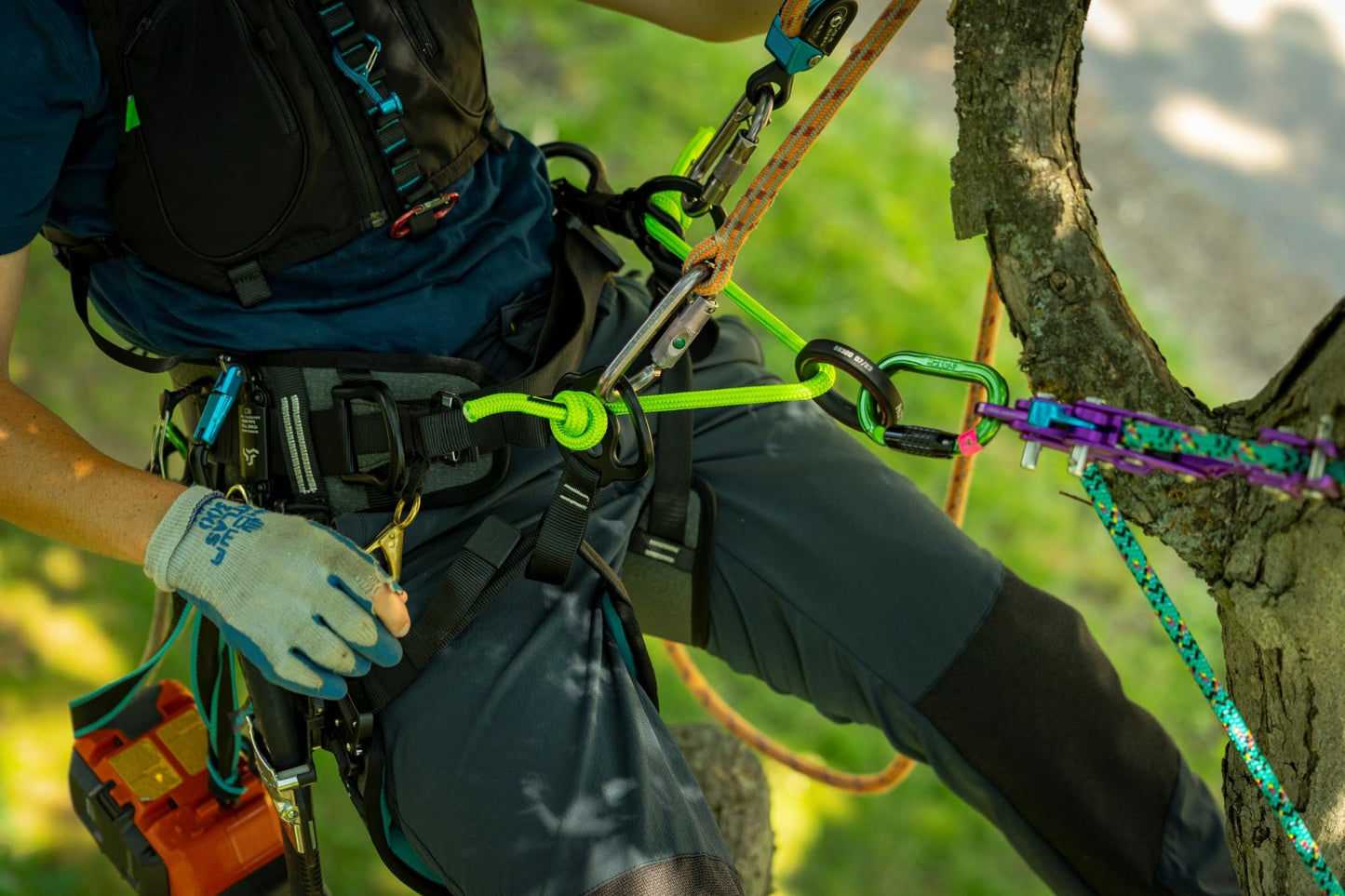 Notch Catalyst Harness-Size 1, Custom EVA Molded Back & Leg panels, Integrated Ventilation Channels, Multiple Adjustment Points, Custom Flared Side D Rings, 330 lbs Total Weight Limit (CATH-1)