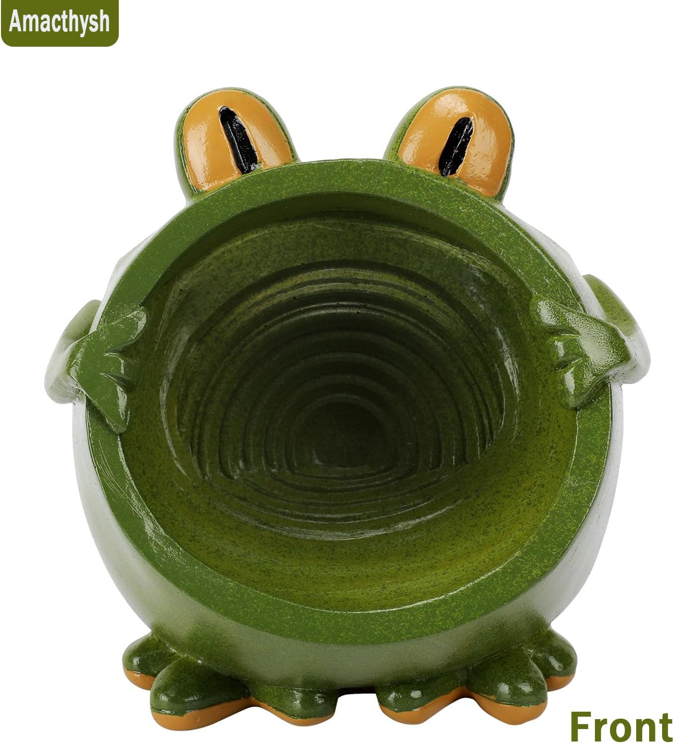 Amacthysh Cell Phone Stand with Sound Amplifier,Frog Amplifying Phone Speaker, Ceramic Desktop Cell Phone Speaker