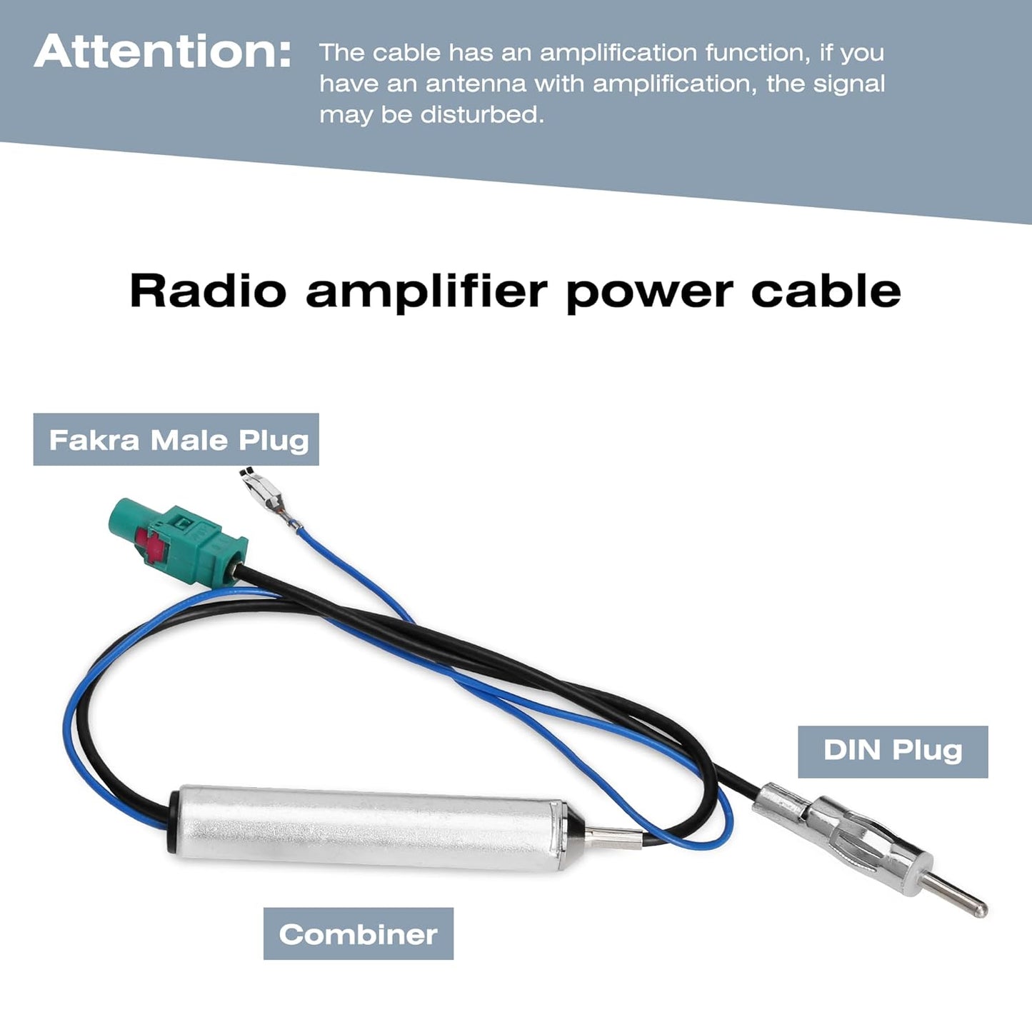 2013-up RDBS Car Radio Wiring Harness, Stereo Wire Harness and Antenna Adapter Combo kit to Connect an Aftermarket