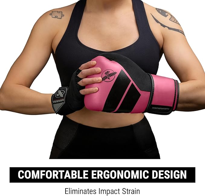 Hayabusa S4 PU Leather Boxing Gloves for Men, Women & Kids, 10oz, 12oz, 14oz, 16oz, Training, Sparring, Kickboxing, Fighting Sports, Taekwondo, MMA, Muay Thai & Arts