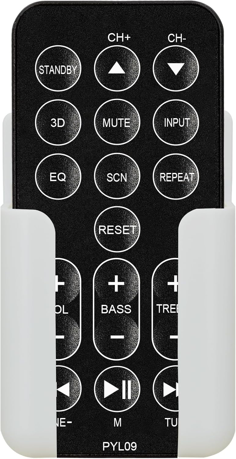 XINJISHIMIN PSBV200BT Replacement Remote Control for Pyle Soundbar TV Speaker (with Mounting Bracket)
