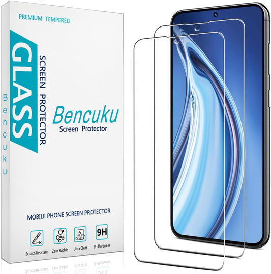 (2 Pack) S23 9H Designed for Samsung Galaxy FE Tempered Glass Screen Protector, Hardness, Anti Scratch, Bubble Free