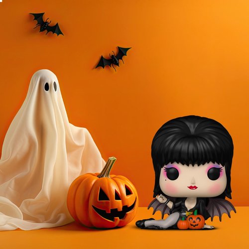 Funko Pop! Icons: Elvira Mistress of The Dark - Elvira - Pumpkins - Collectable Vinyl Figure - Gift Idea - Official Merchandise - Toys for Kids & Adults - Horror Fans - Model Figure for Collectors