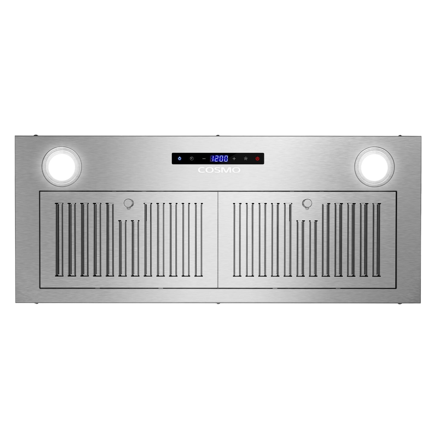 COSMO COS-30IRHS 30 in. Lumin Collection 380 CFM Ducted Insert Range Hood, Touch Controls, LED Lights, Stainless Steel