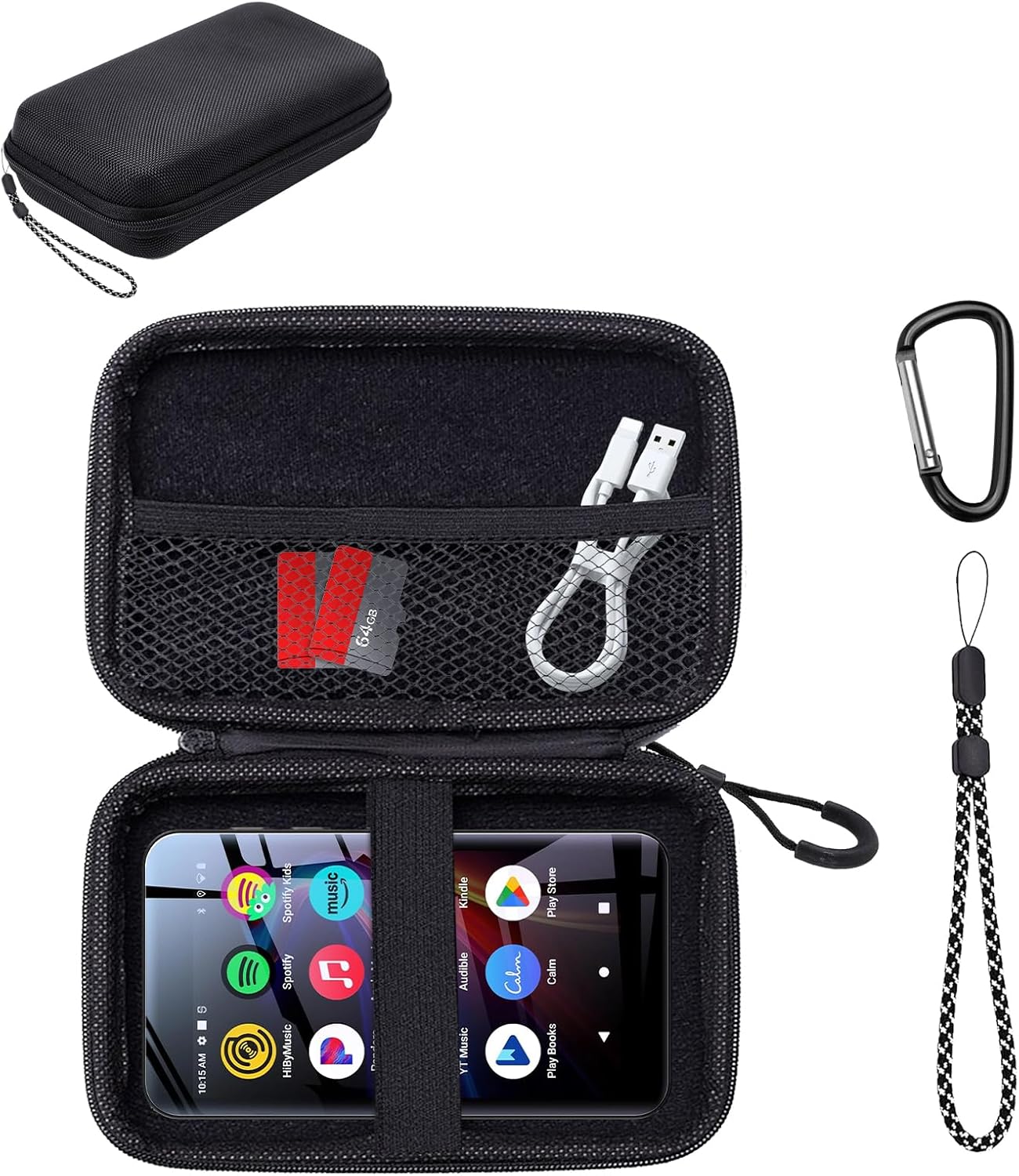 YAJOJO G5 MP3 Carrying Case for innioasis Player- Hard Shell Protective Carrying Case, Portable Travel Storage Bag