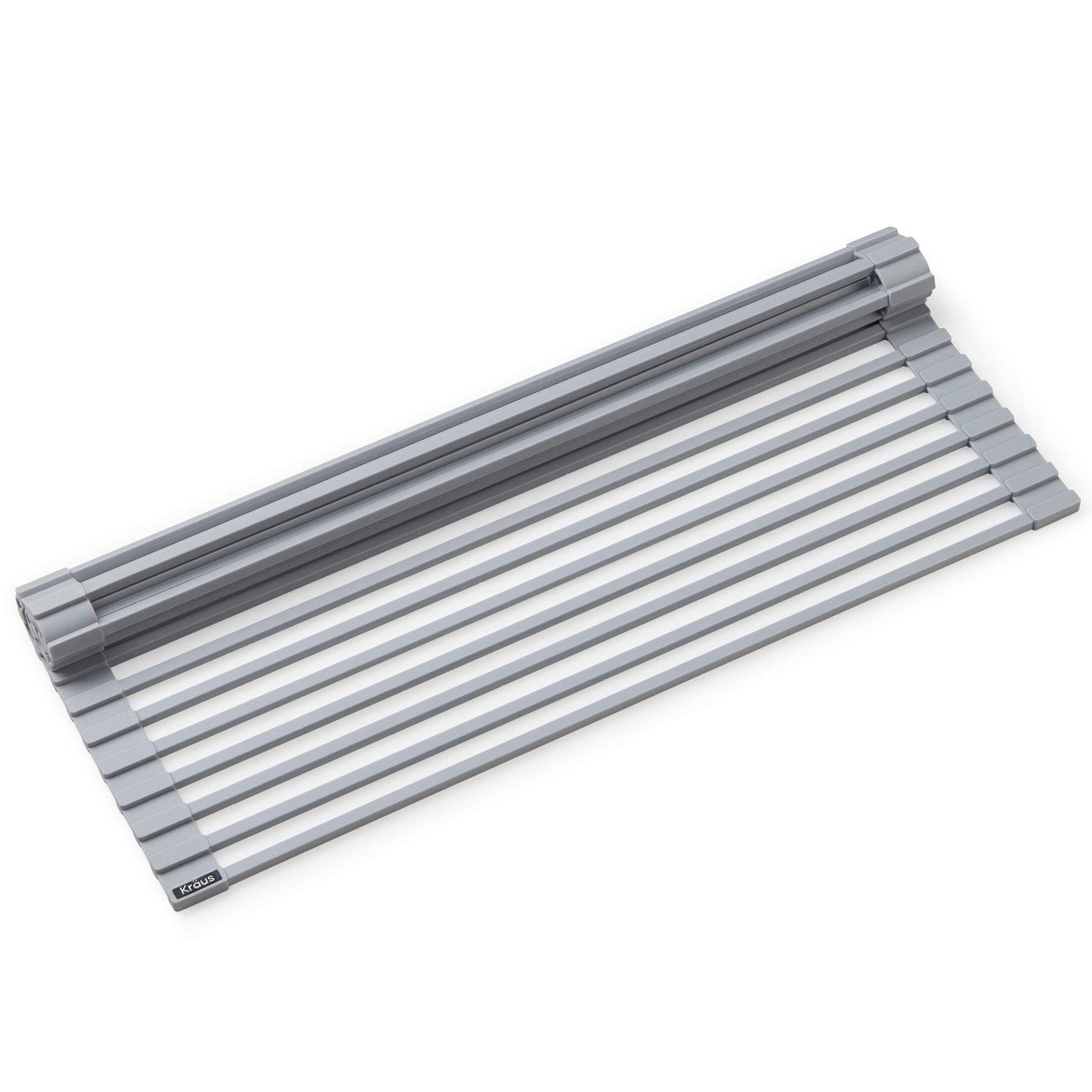 KRAUS Dex 25-inch Kitchen Sink and Roll-Up Dish Drying Rack Bundle