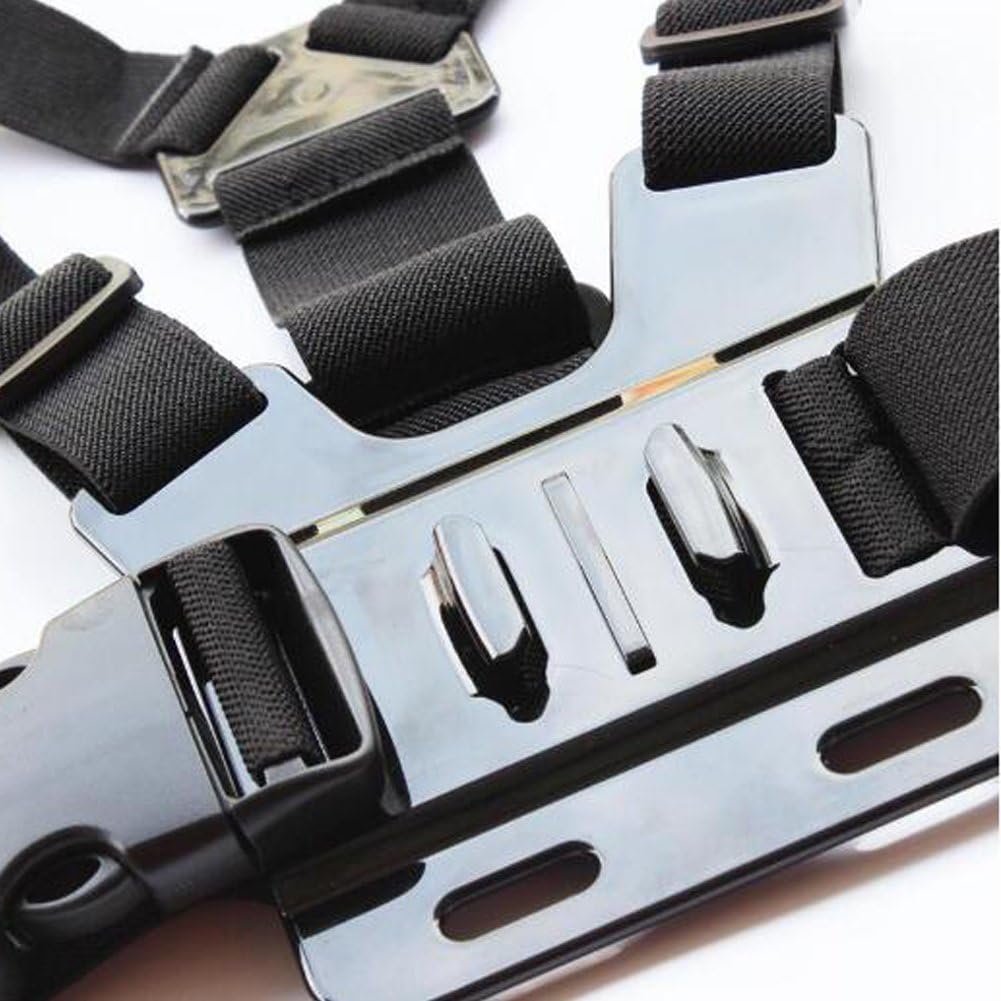 Walway Adjustable Chest for Mount Harness Most Action Cameras, Fully Adjustable Strap Size