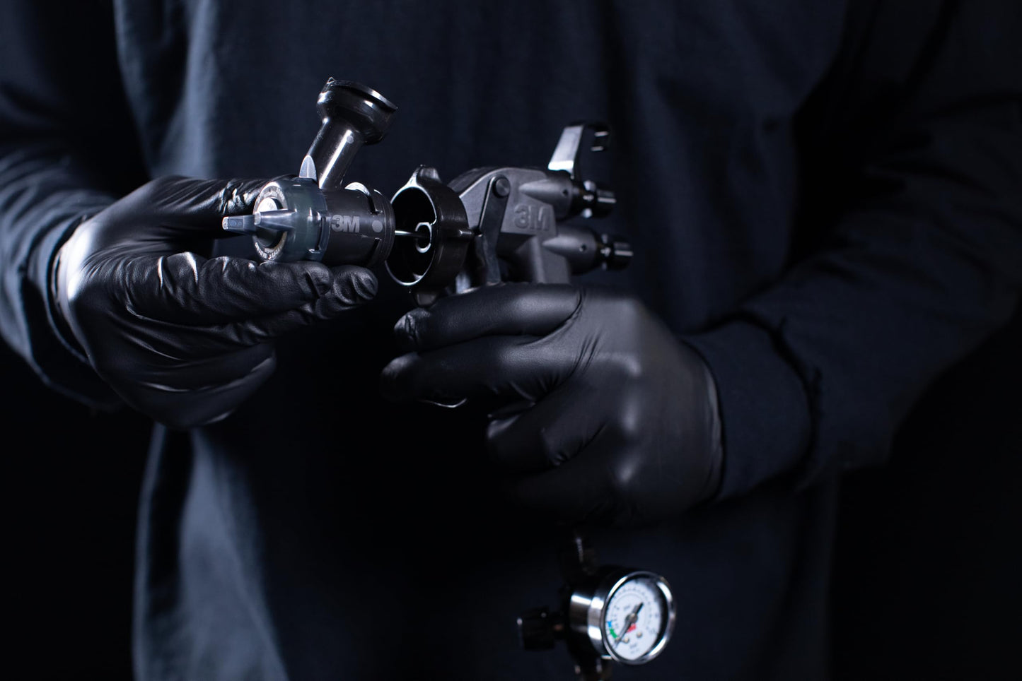 3M Performance Spray Gun 2 with 3M Performance Air Flow Control Valve, 26852, Paint Sprayer use with HVLP Fine Finish Nozzles, for Industrial Paint and Coating Applications