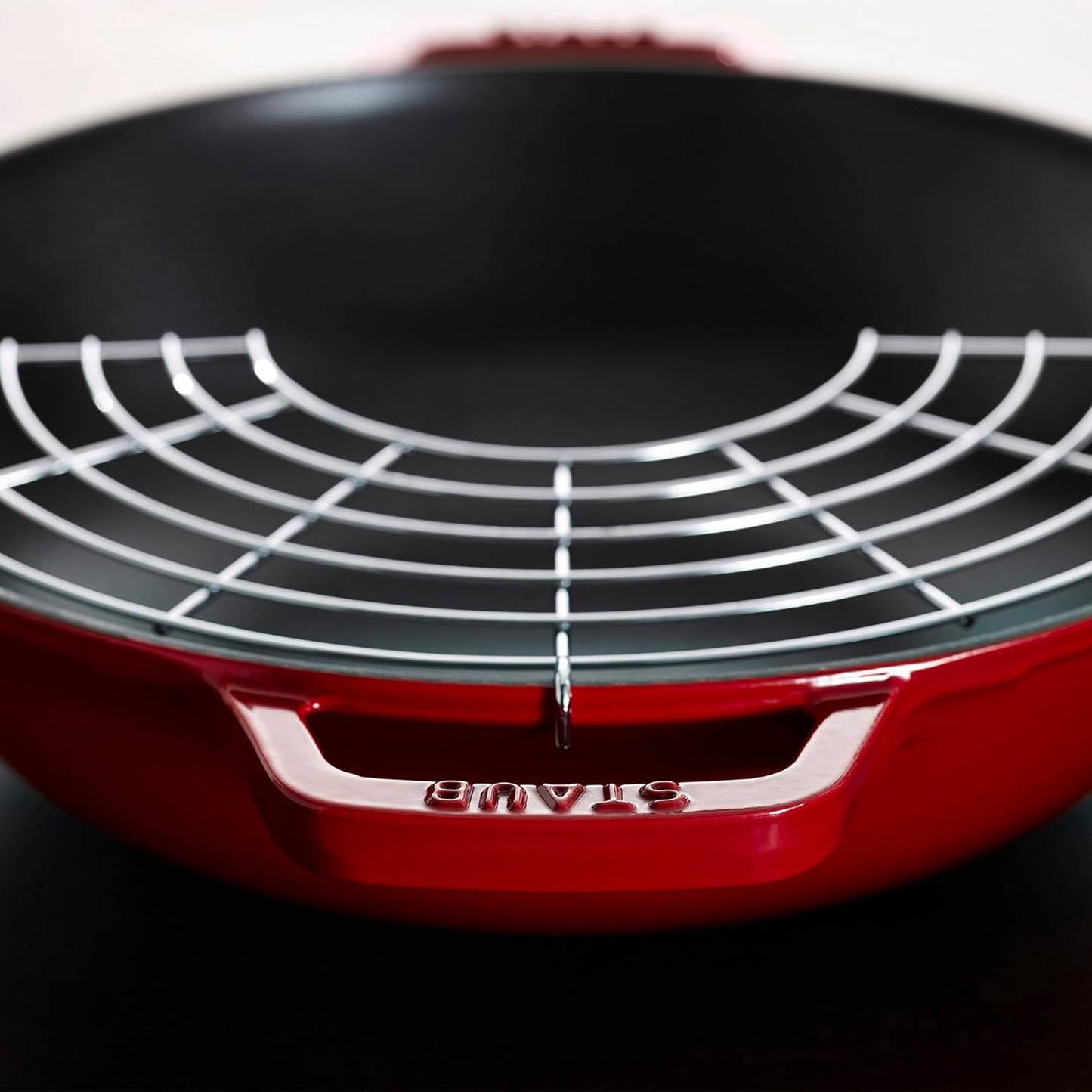 STAUB Cast Iron Dutch Oven - 4.5-Quart Perfect Pan for 4-5 Servings | Made in France, Cherry