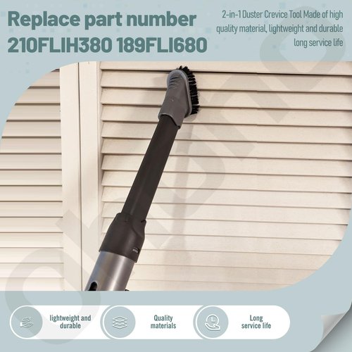 2-in-1 Duster Crevice Tool for Shark Rotator and Rocket HV300 HV301 HV320 HV322 HV320 NV751 NV650 NV680 NV800 Series Vacuum Cleaner