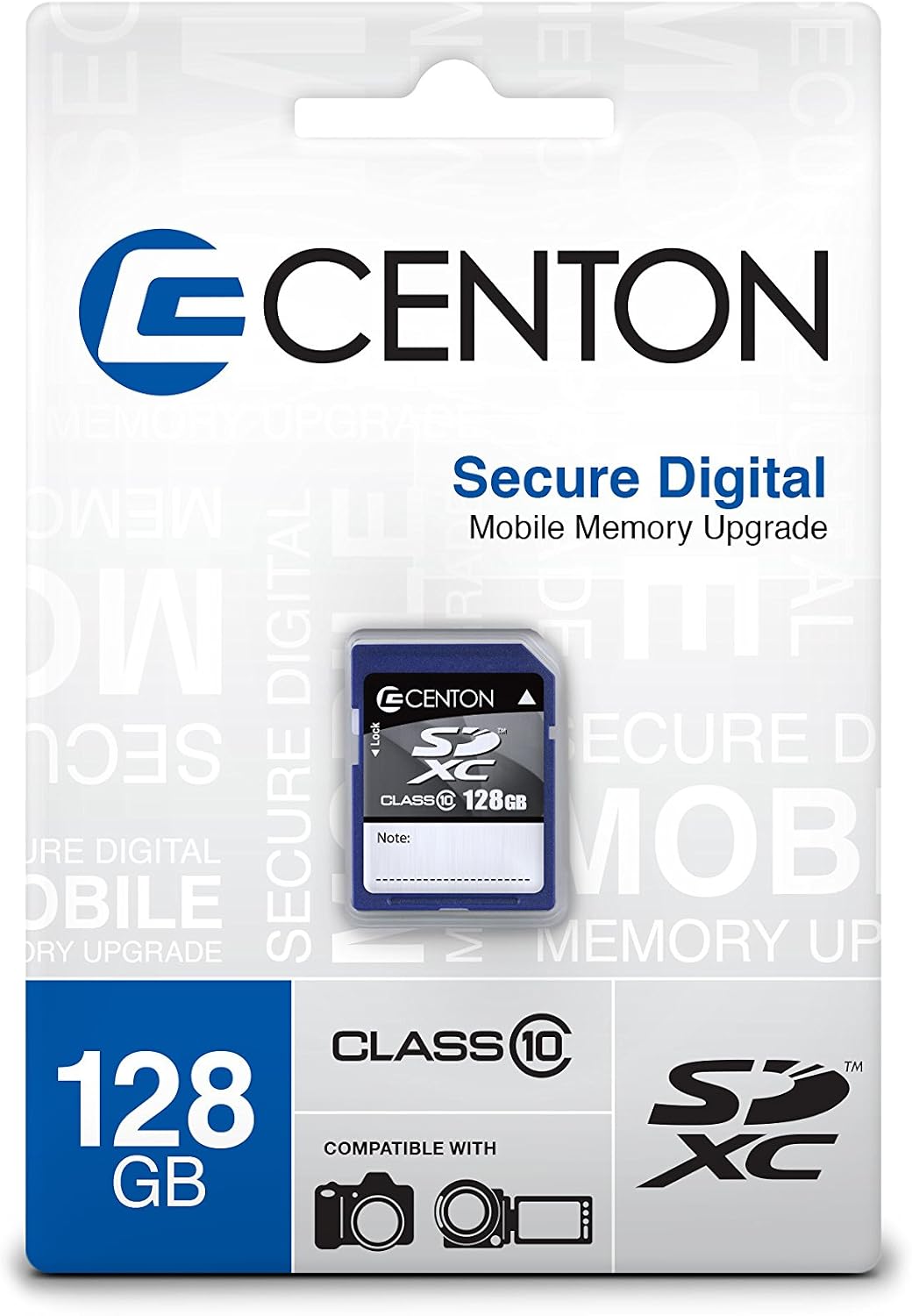 Centon 128GB 10 (S1-SDXC10-128G) Electronics Class SD Card
