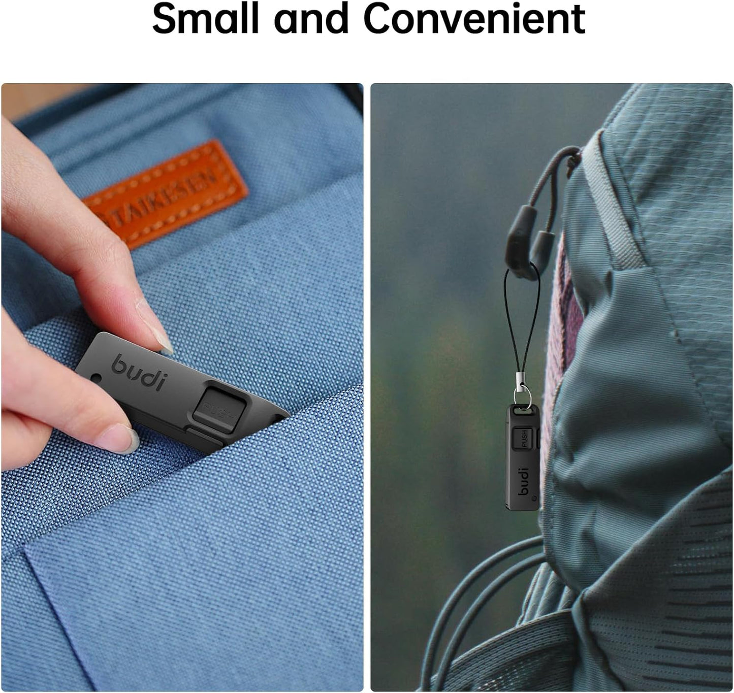 BUDI Sim Card Tray Pin Eject Removal Tool Needle Opener Ejector with SIM/TF Card Storage Small Box