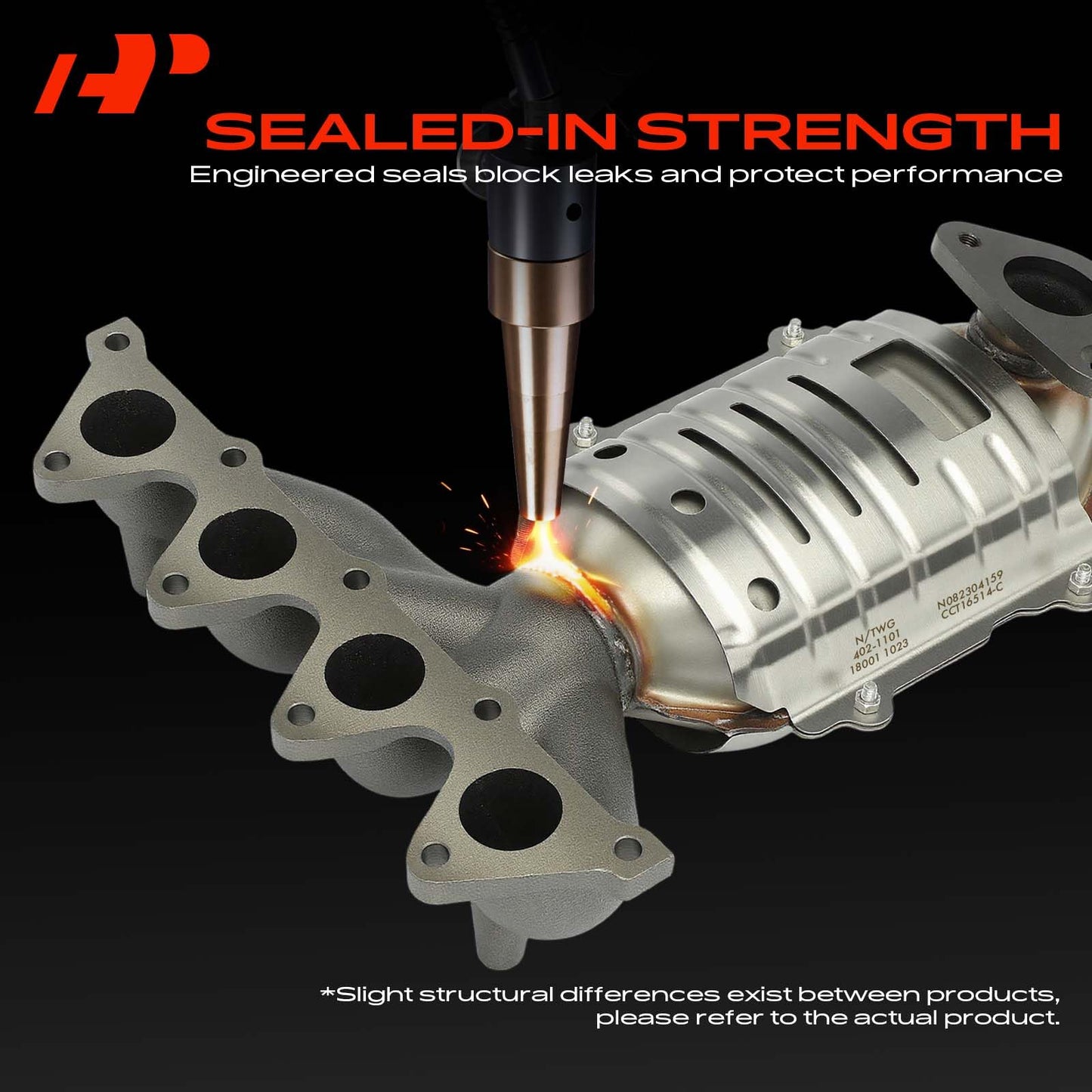 A-Premium Front Exhaust Manifold Catalytic Converter Kit Direct-Fit Compatible with Hyundai Accent & Kia Rio, Rio5, 2006-2011, 1.6L, EPA Compliant, Replace# 2851026190, 2851026390
