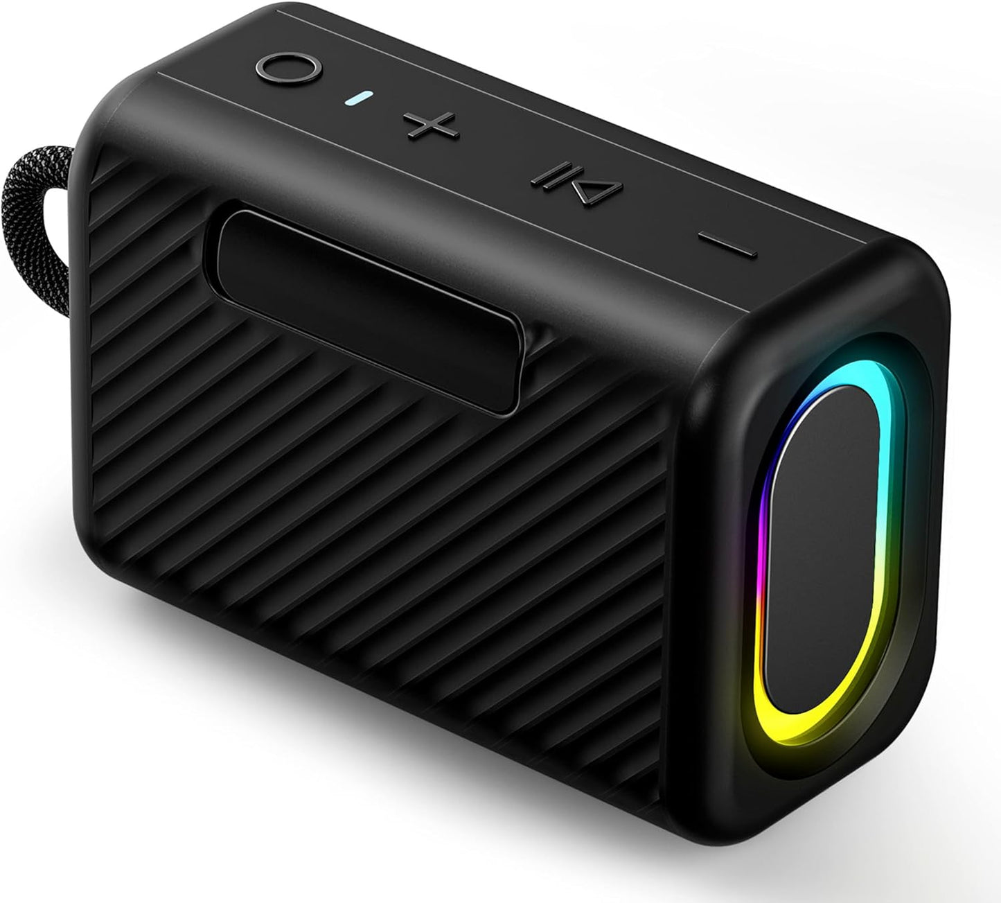 cooboom IPX5 5.3, Portable Bluetooth Speaker with Lights, Powerful Crystal Clear Sound, Waterproof, All Day Playtime