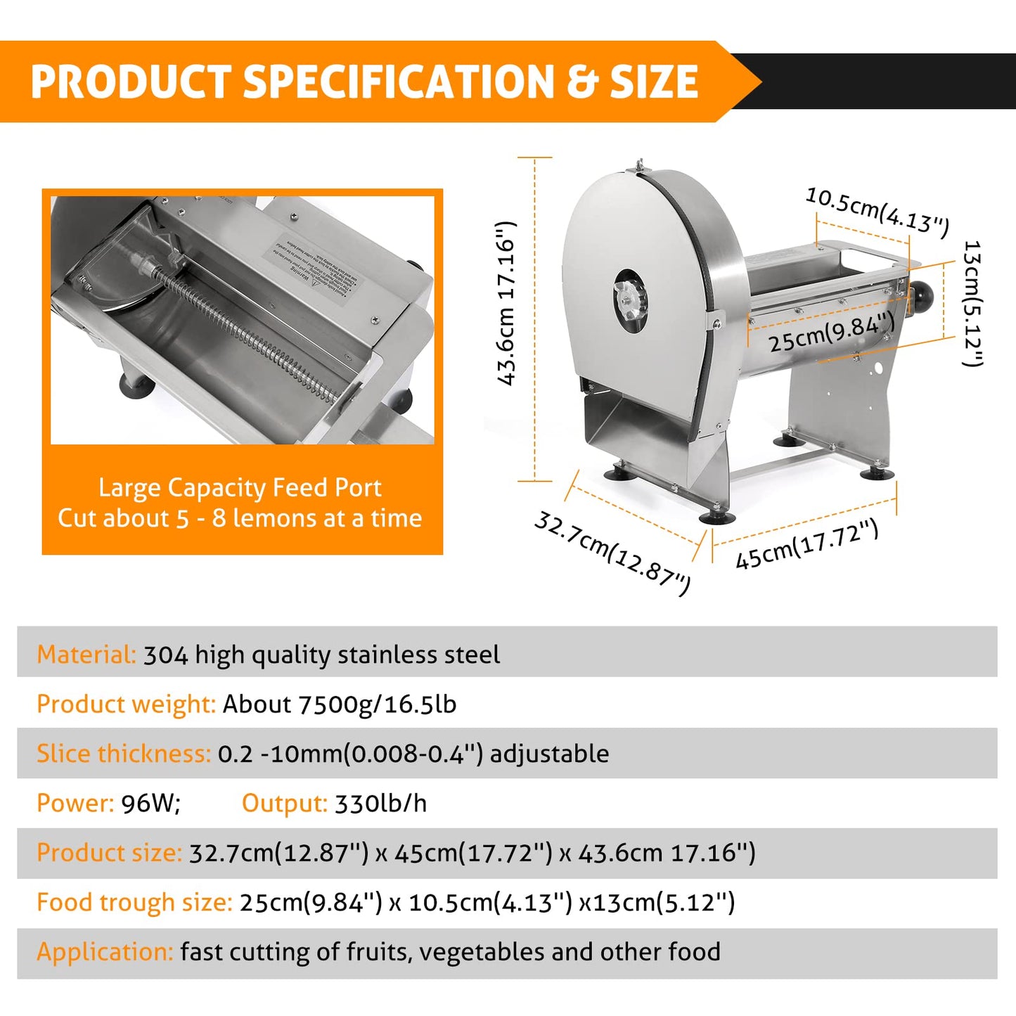 WICHEMI Electric Vegetable Slicer Commercial Fruit Slicing Machine Potato Slicer Electric Cabbage Shredder Machine 2 IN 1 Manual Electric Vegetable Cutter Stainless Steel Food Slicer