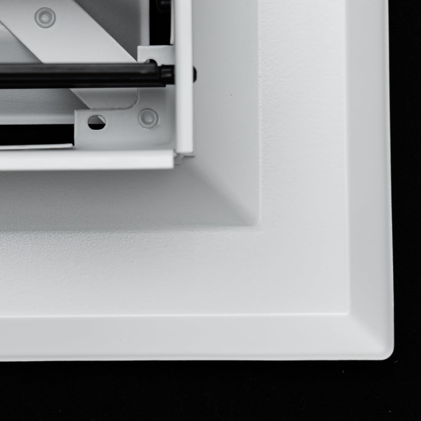 Fits 14x14 Duct Opening 4 Way Aluminum Square Ceiling Diffuser by Handua | Register Vent Cover Grille for Ceiling | Rust Proof | White | Outer Dimensions: 15.75" X 15.75"