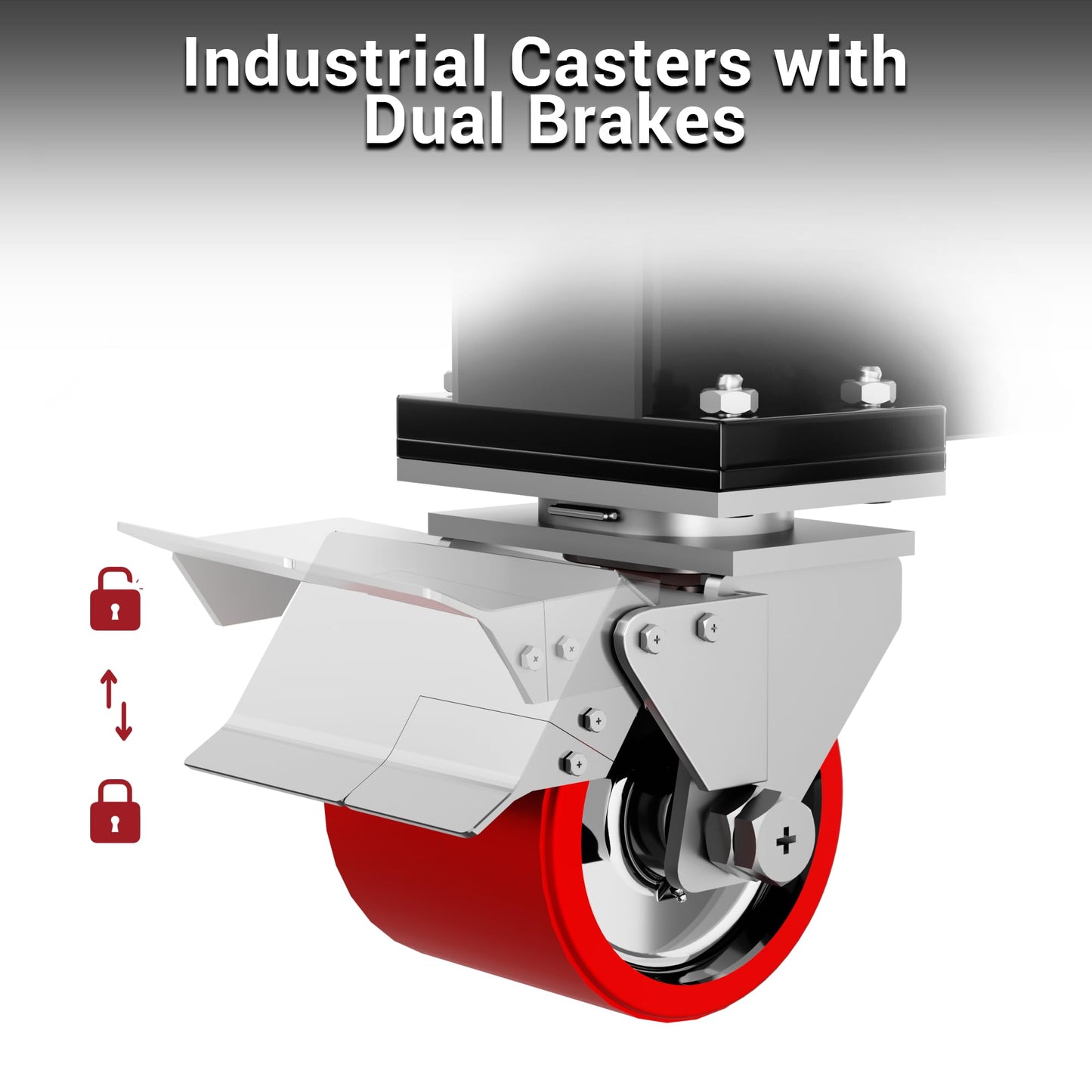 BSMTEK 3 Ton Gantry Crane MAX6600lbs, Adjustable Height (8.53-12.47 FT), Width (9.06 FT, Available 8.53FT), Steel I-Beam Construction, Portable Shop Hoist for Factories, Warehouses