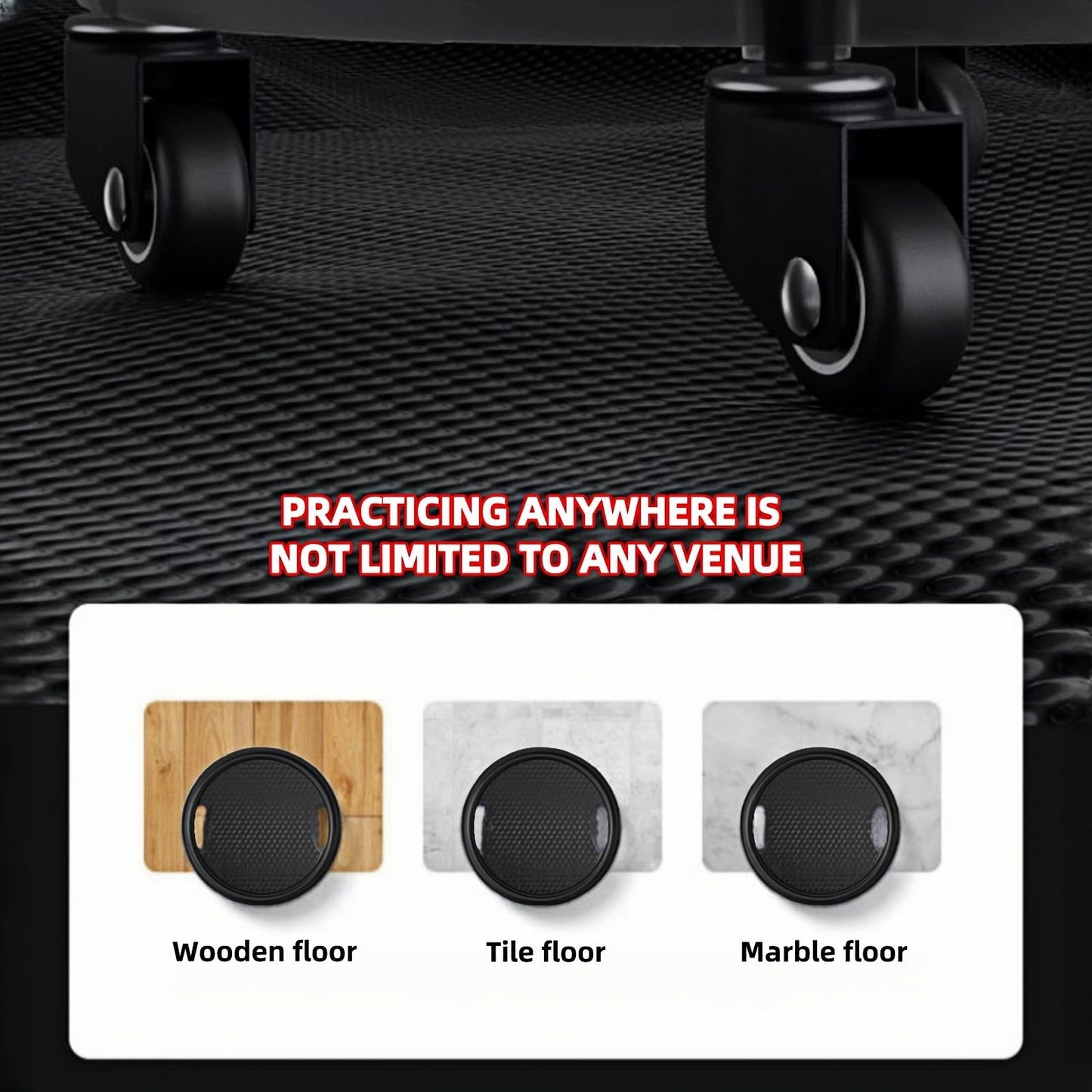 Ab Roller Wheel, Women's Multifunctional Abdominal Wheel Board with Mat,360° Rotating,for Home Gym, Full Body Fat Burning & Abdominal Training - Portable Fitness for Women (Black)