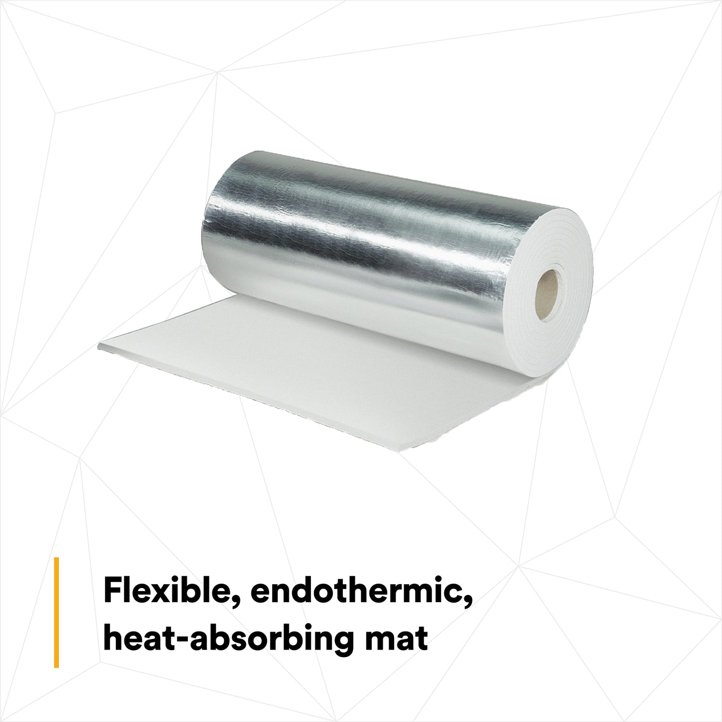 3M Interam Endothermic Mat E-5A-4, Easy-To-Install, Chemically-Bound Water Release, Heat-Absorbing Wrap System, 24.5 in x 20 ft, 1 Roll