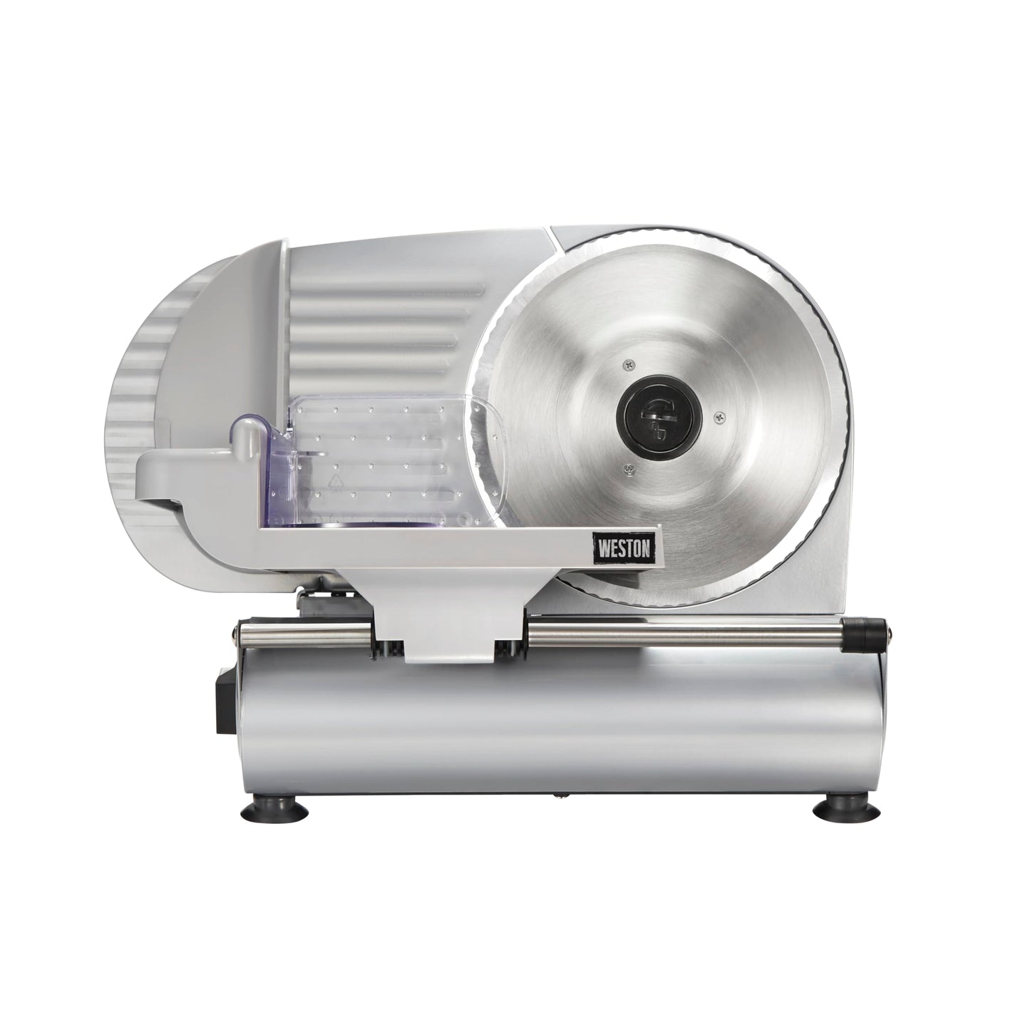 Weston Electric Meat Cutting Machine, Deli & Food Slicer, Adjustable Slice Thickness, Non-Slip Suction Feet, Removable 9” Stainless Steel Blade, Easy to Clean