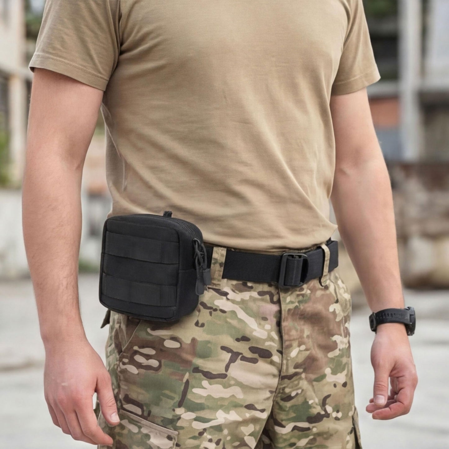 2 Pack Mini Tactical MOLLE Compact Ammo Pouch, Small Tactical EDC Belt Pouches Admin Compact Tool Utility Pouches Organizer, Wallet Cards Knife Gadgets Mini EDC Organizer Bag