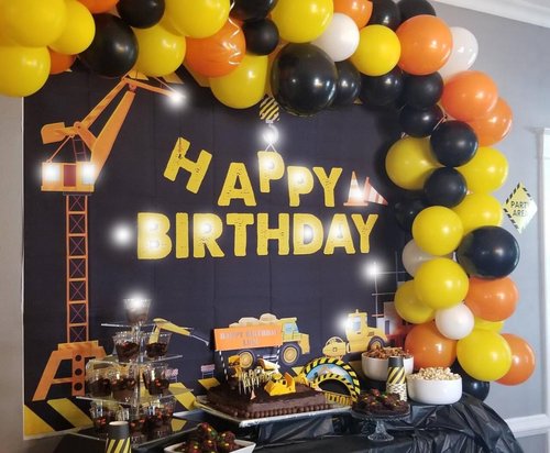 KADBANER Yellow Latex Balloons - 50 Pcs 12 Inch for Weddings, Birthdays & Baby Showers