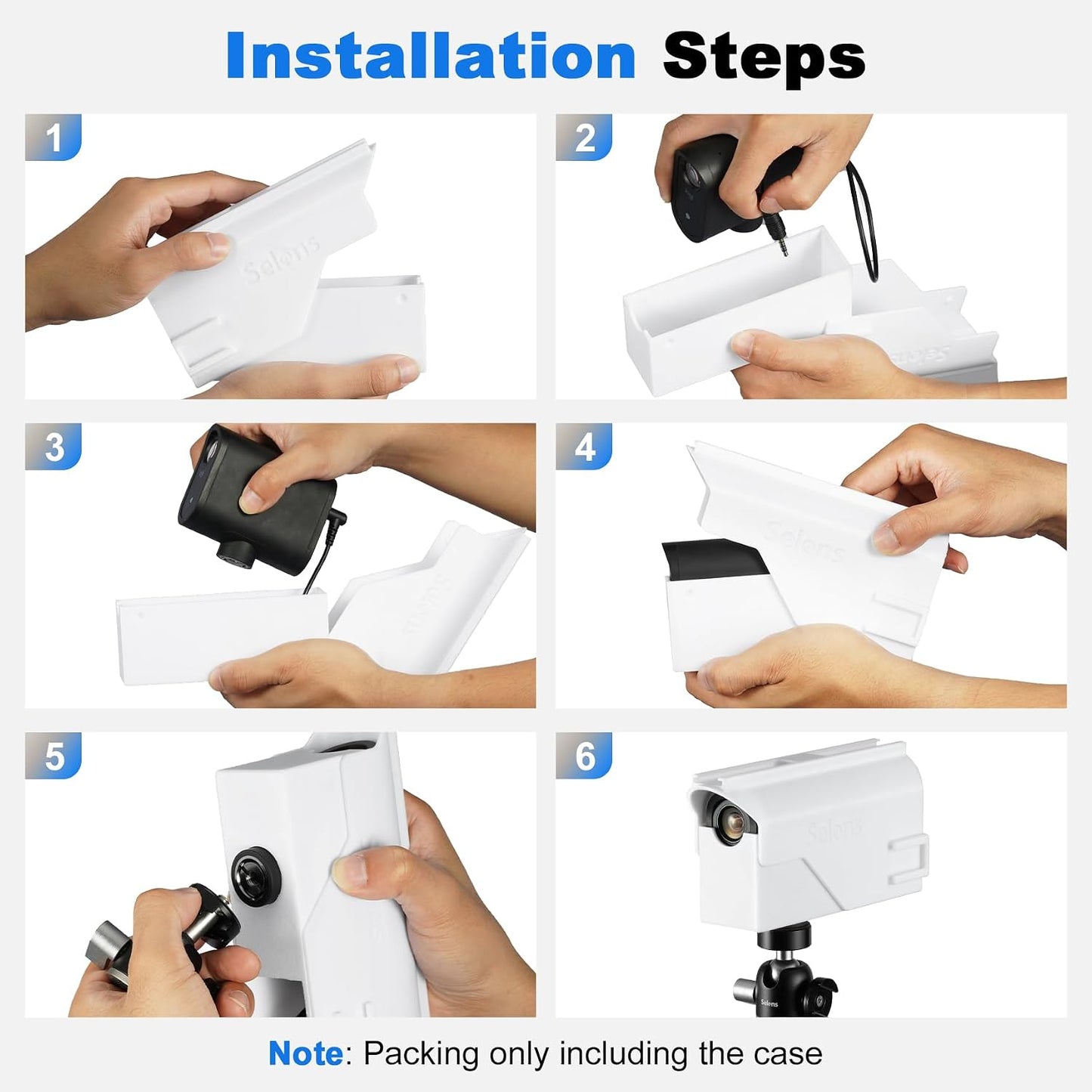 Selens Protective Clam Cover for Mevo Start,Mevo Camera Case with Cold-Shoe Mount,Suitable