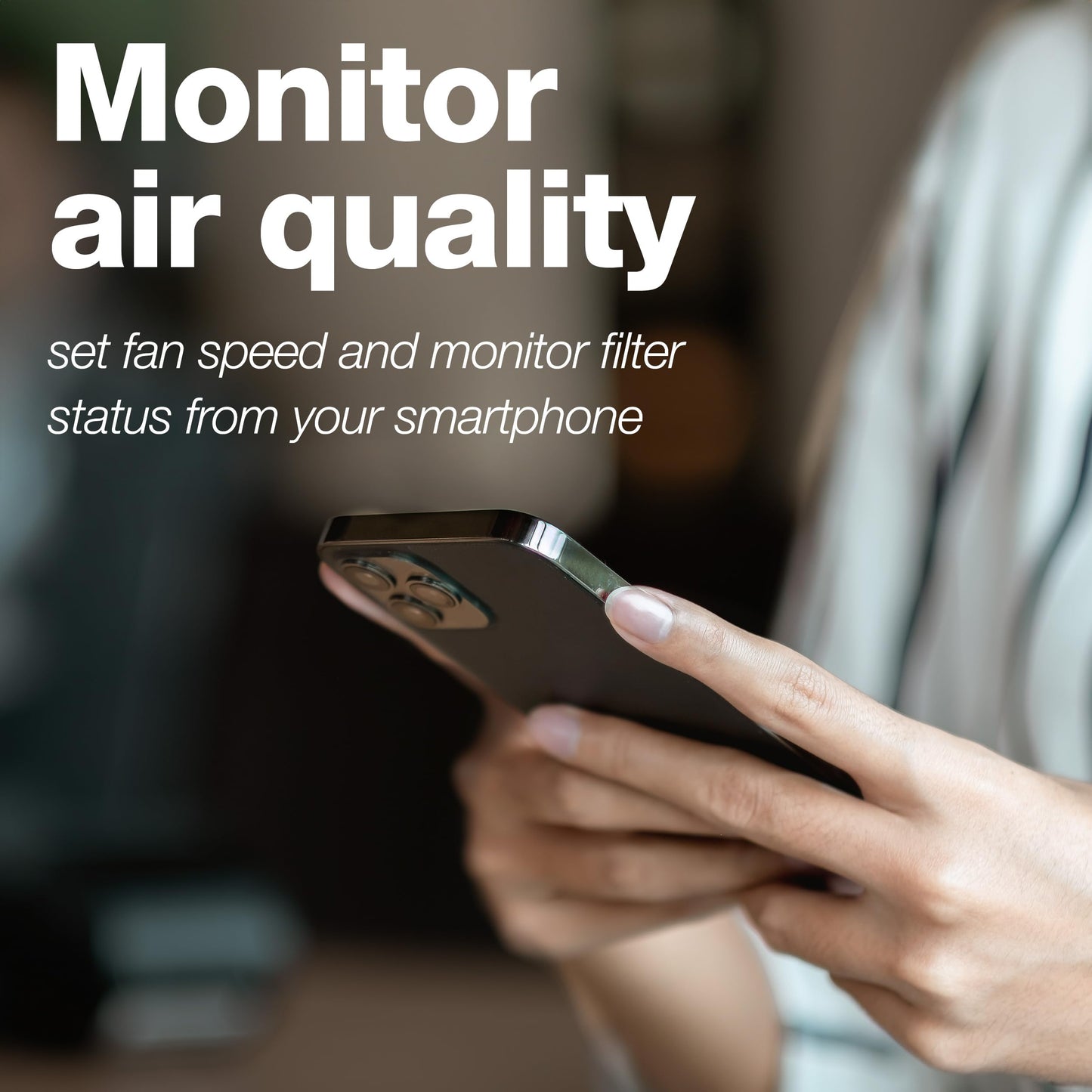IQAir HealthPro Plus XE Air Purifier - Smart HyperHEPA Filtration for Large Rooms up to 1125 sq ft - Smoke, Viruses, Allergens, Asthma, Mold, Dust, Pets, Swiss Made, WiFi Enabled