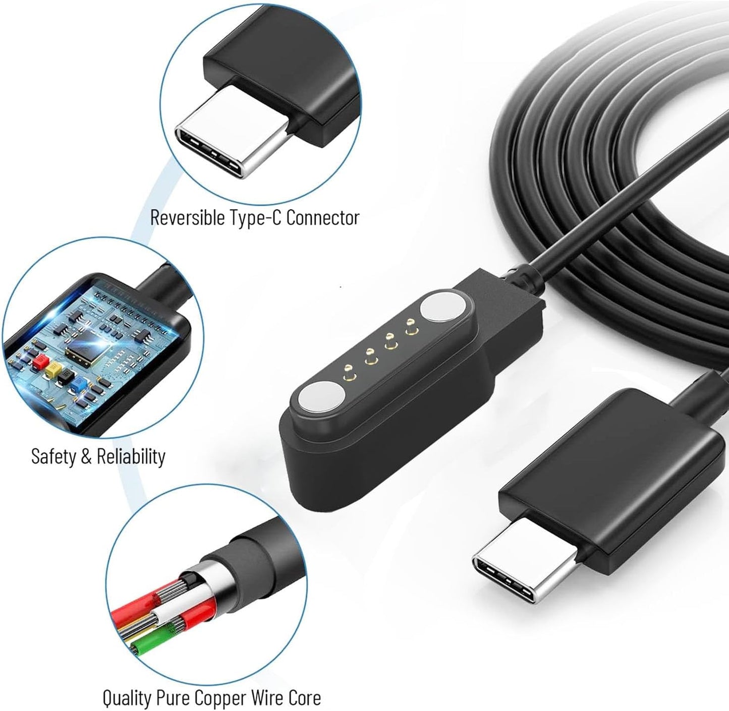Xininyia [1+1 Pack] for PLAUD NotePin AI Voice Recorder Carrying Case & Charging Cable, Only Case - Carrying Travel Bag