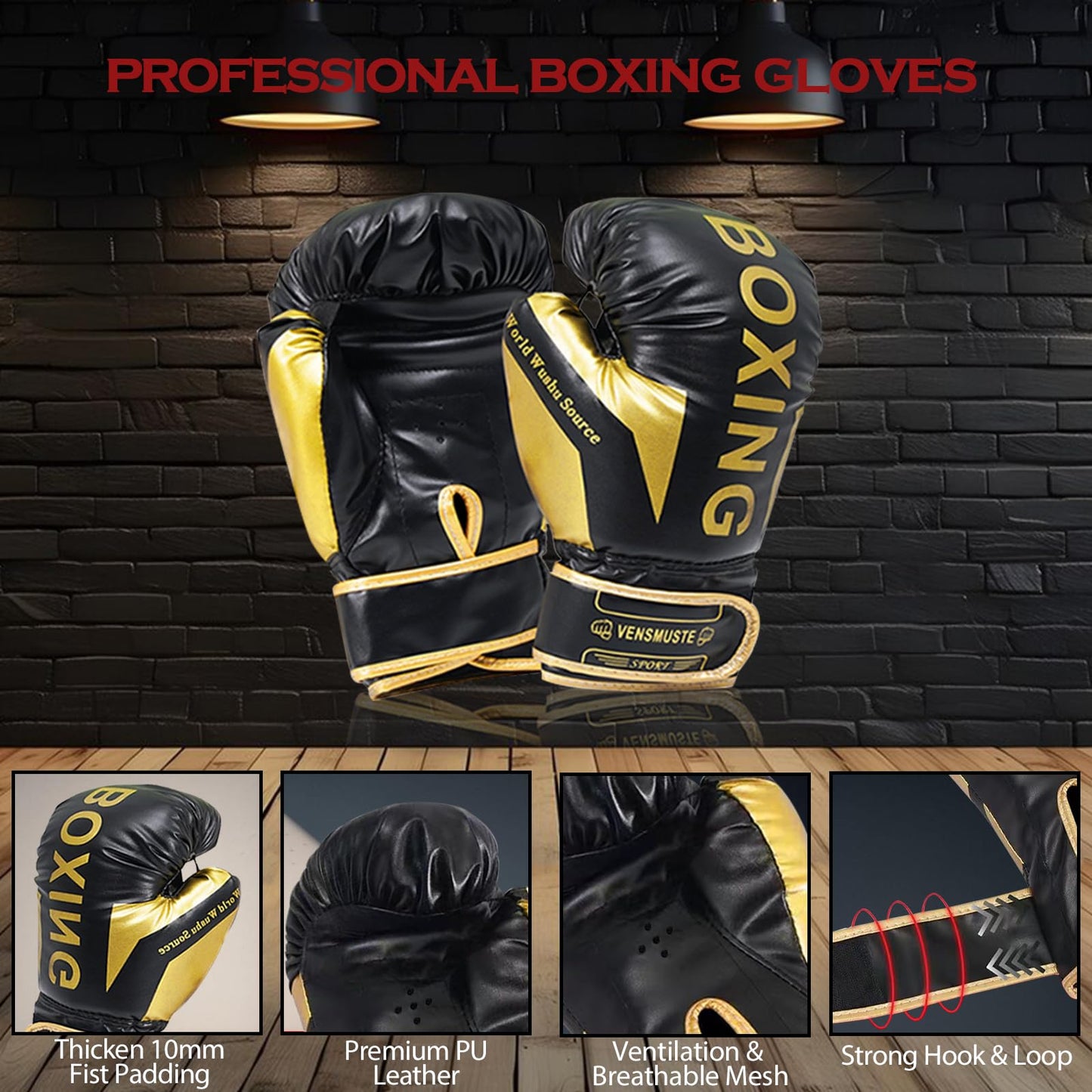 Mesetast Punching Bag for Adults, 4ft Heavy Boxing Bag Set with 12oz Boxing Gloves, MMA Karate Kickboxing Boxing Home Gym Martial Art - Unfilled