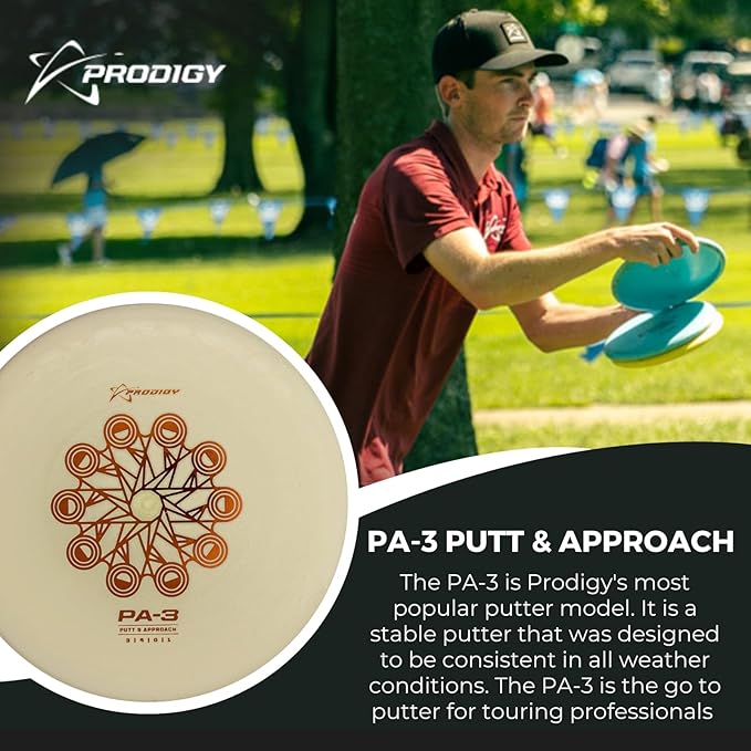 Prodigy Disc 200 Plastic Disc Golf Set | Beginner Golf Discs Set | Set of 5 Disc Golf | Includes Putter, Approach, Midrange, & 2 Drivers | Disc Golf Starter Set for Men | Disc Golf Equipment