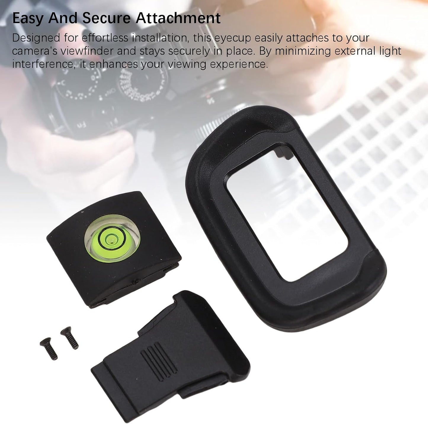 R10, 3 1 R10 VBESTLIFE Camera Eyecup for in Camera Viewfinder Eyecup Bubble Level Hot Shoe Cap for R, Fit