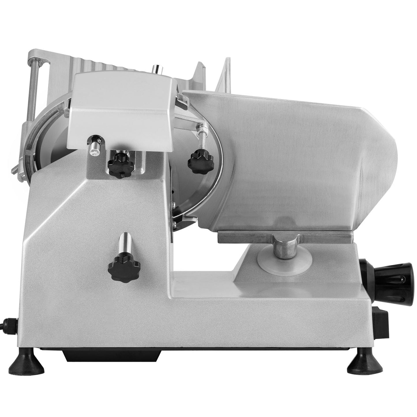 VEVOR Commercial Meat Slicer, 200W Electric Deli Food Slicer, 0-12mm Adjustable Thickness Electric Meat Slicer, 350-400RPM Slicer with 8.7'' Chromium-plated Steel Blade for Home & Commercial Use