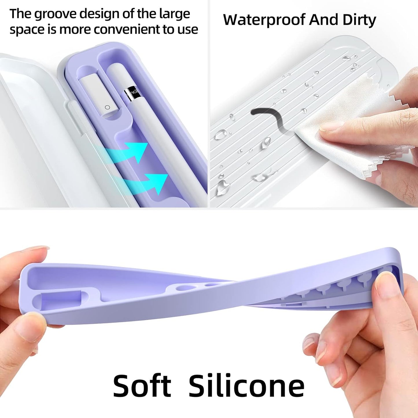 JOOSKO 2nd 1st Magnetic Carrying Case Compatible with Apple Pencil Generation and Gen Pencil and Samsung Galaxy S-Pen