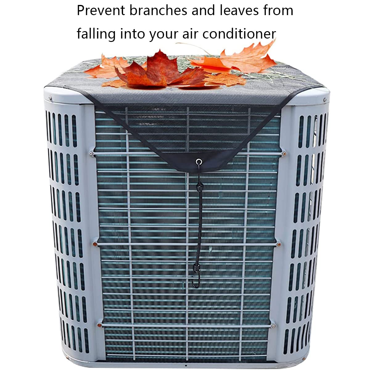 StarJungle Central Air Conditioner Cover for Outside Units 40" x 40" - Durable AC Cover for Outside Unit, Leaf Guard Mesh (40" x 40")