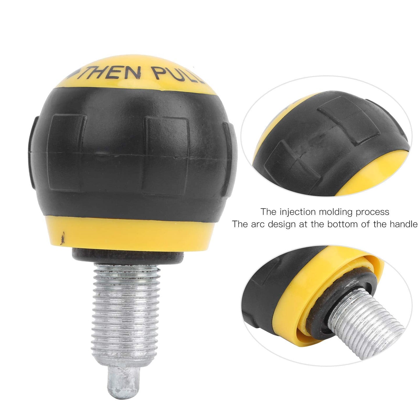 Joyzan Pull Pin Spring Knob, Exercise Bike M16 Pop Locking Screw Adjustment Release Fitness Universal Height Adjust Grip Replacement Equipment Training Machines Stationary Bicycle Weight Bench 5PCS