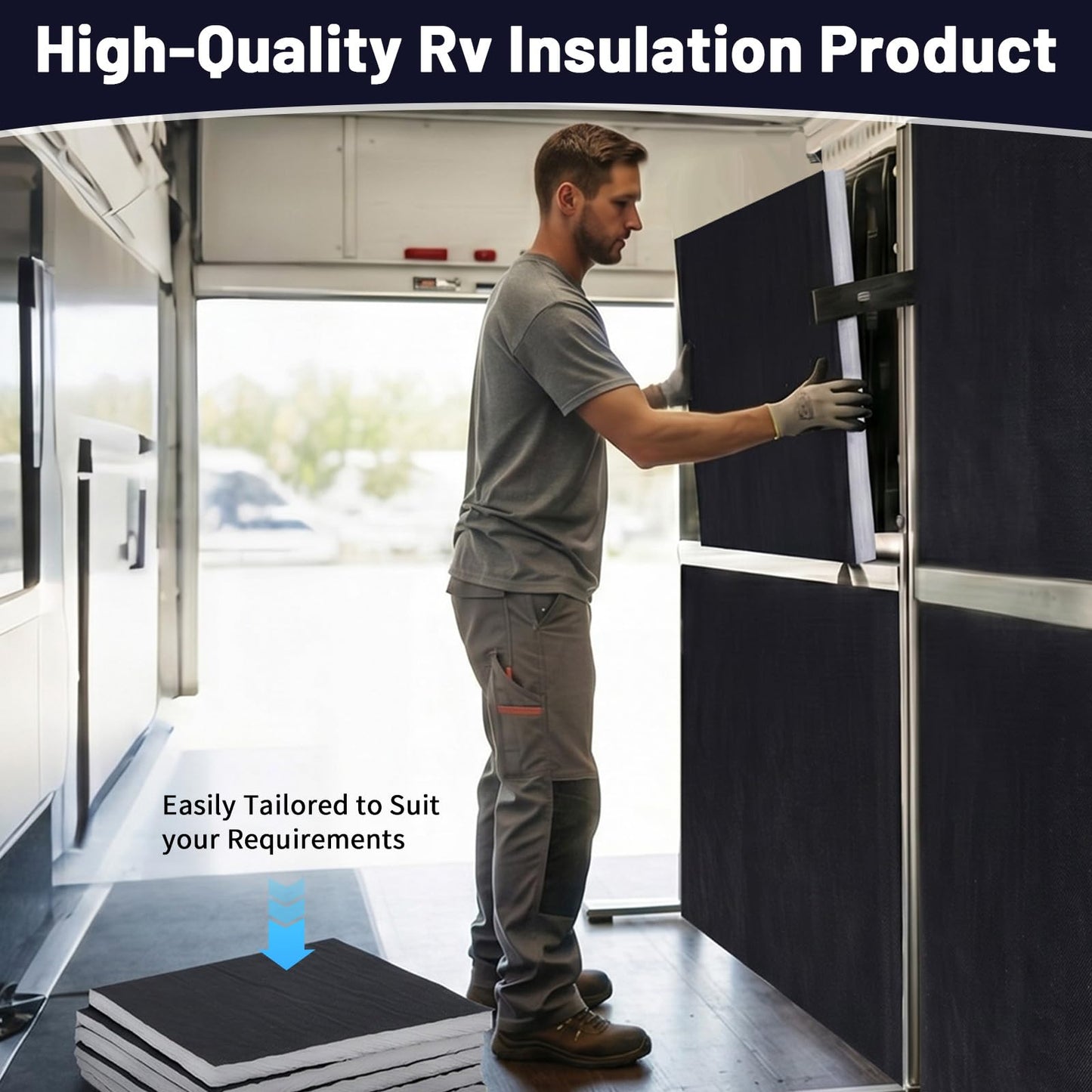 Maasechs 5 x 25ft Van Insulation, Soundproof Thermal Barrier for Camper Van Conversions for Various Sizes of Rvs and Trucks