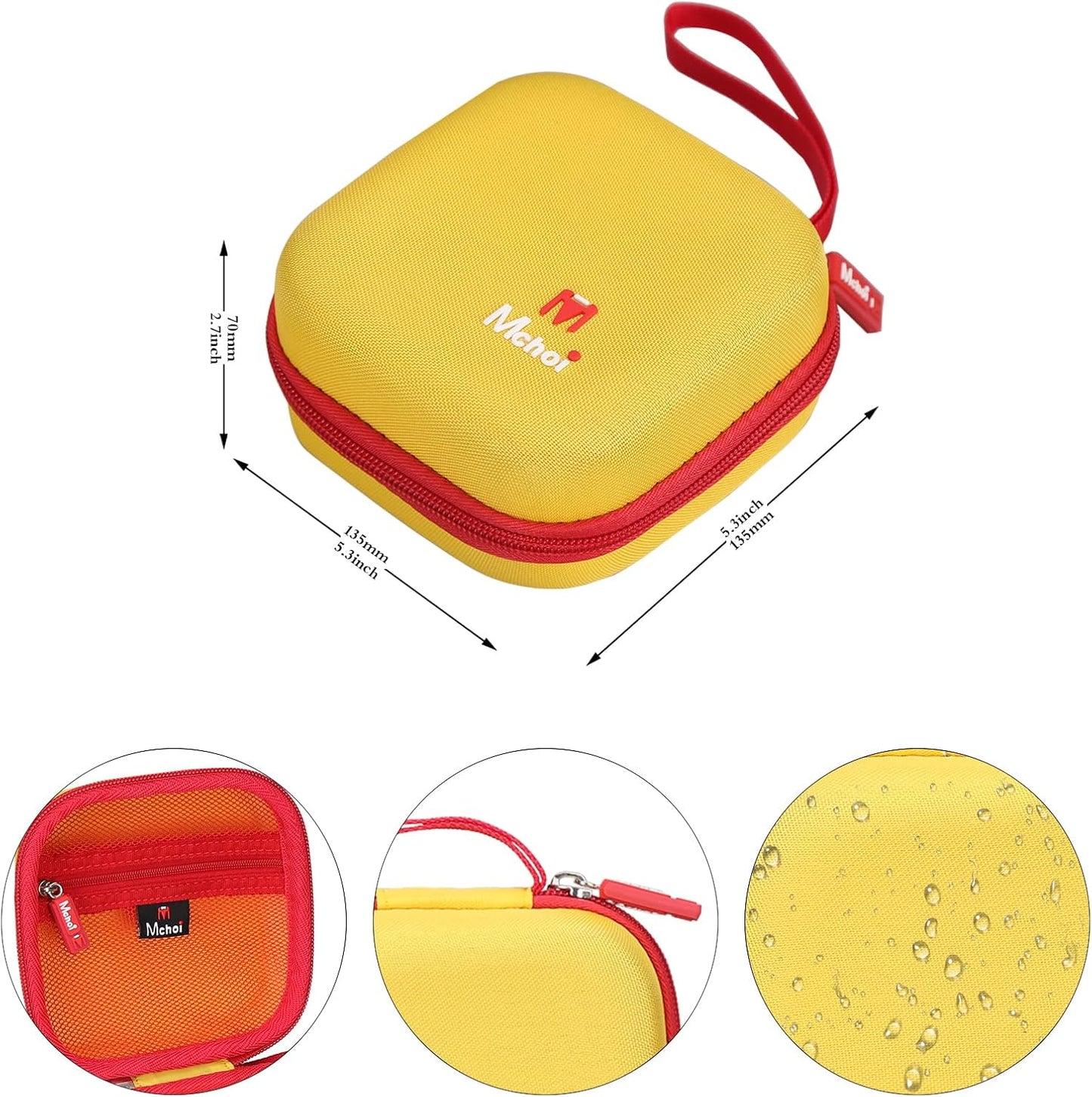 Mchoi P1 Hard Case Suitable for Polaroid Music Player, Shockproof Poloroid Bluetooth Speaker Protective Case