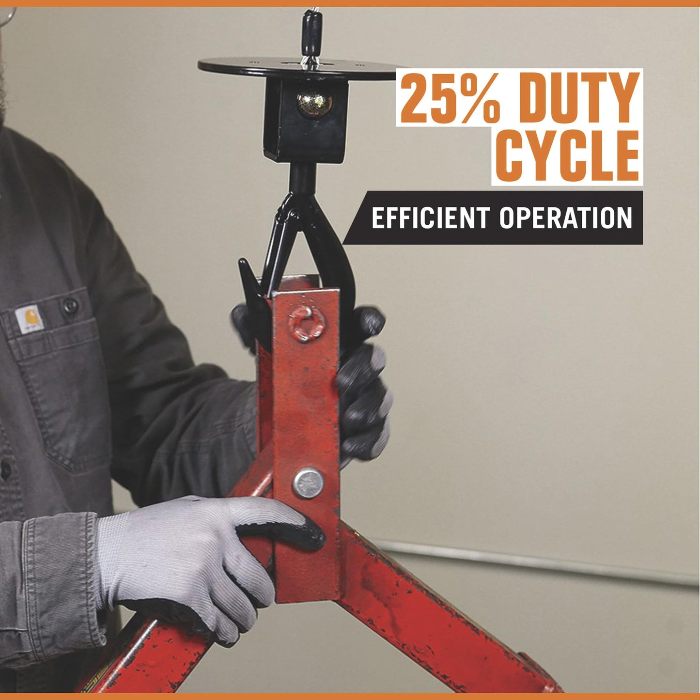 Bannon Compact Electric Cable Hoist - 1100-Lb. Capacity, 95ft. Lift, 110 Volts, 1 Phase