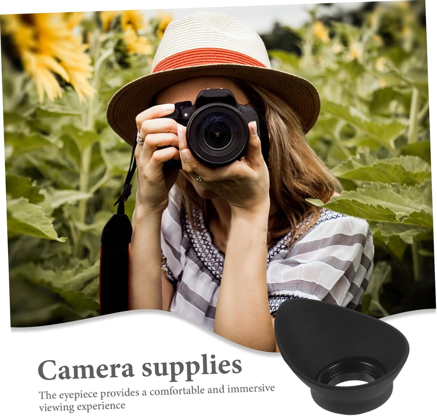 DOITOOL Camera Eyecup Replacement for Dx Ds Dx Dh Durable Eyepiece for Comfortable Viewing and Light Protection Easy