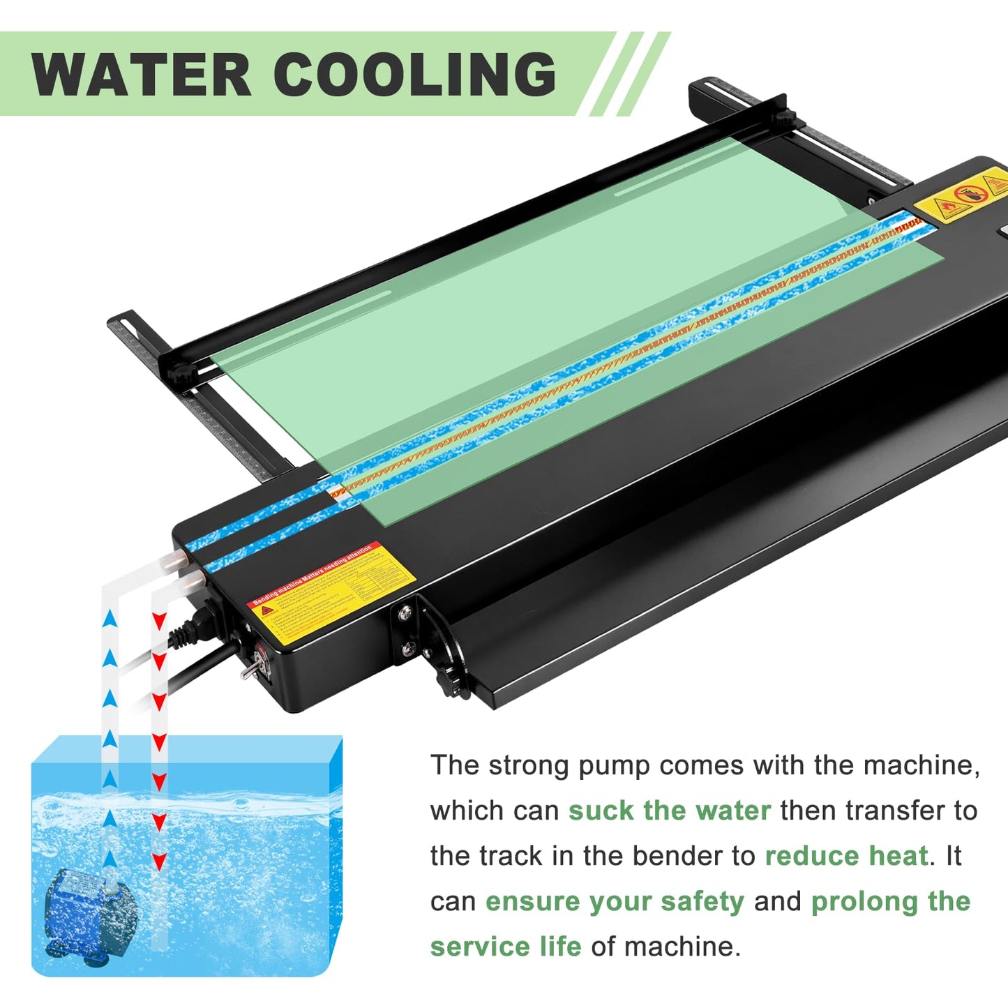Digital Acrylic Plastic Bender 24" Acrylic Bending Machine with Spare Heating Wire, Plastic Bending Machine with Adjustable Length&Angle Acrylic Strip Bender Heater 110V (Black)