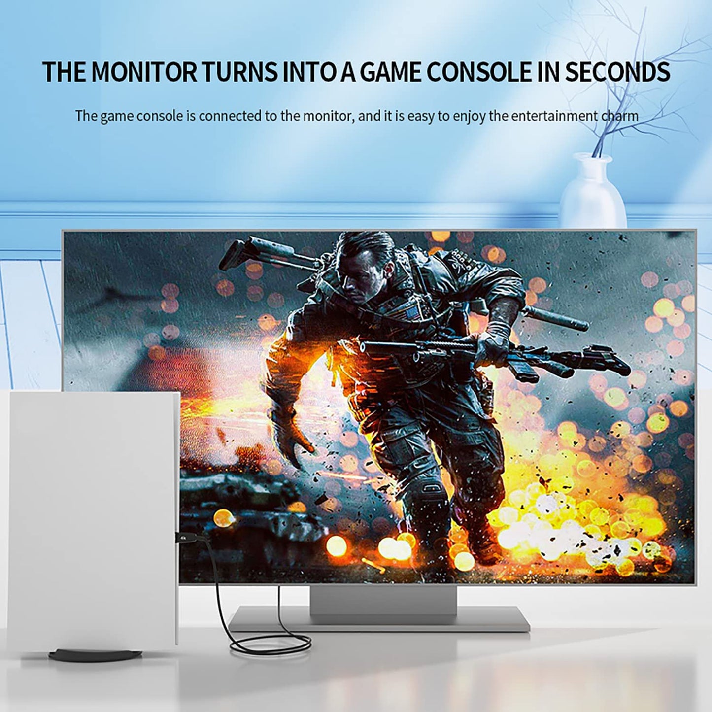 cablehome 50 50ft 4K/60Hz 2K@120Hz/60HZ/30HZ 1080p 720P, 18Gbps 2.0 3D PS3/4 M8, ft hdmi Cable,Long hdmi Cable