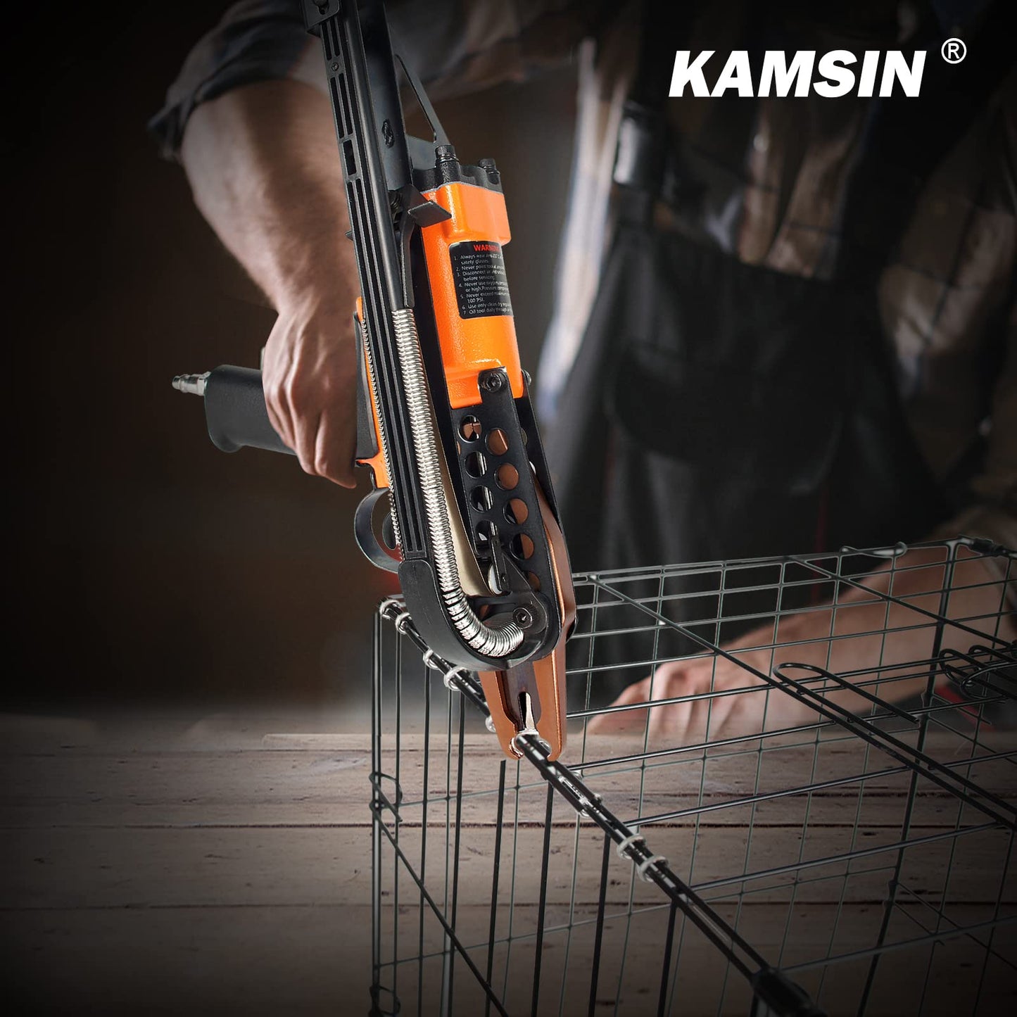 Bundle of K-SC7E Hog Ring Gun and 1,000 Stainless Steel Staples