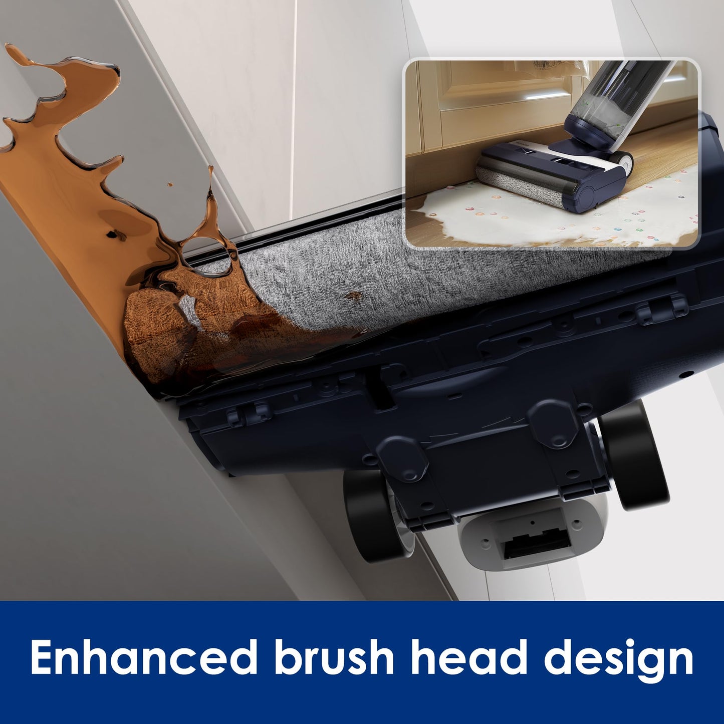 Tineco Floor ONE S5 Smart Cordless Wet Dry Vacuum & A30S Cordless Stick Vacuum Cleaner, 160W Suction, 60Min Runtime, 1L Larger Dustbin, ZeroTangle Brush, PureCyclone Tech, LED Headlight, White