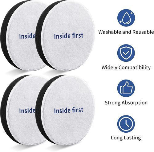KEEPOW Vacuum Filters - Replacement for Eureka NEU182A, NEU182B, NEU280 & More | 4-Pack Bagless Upright Cleaner Filters