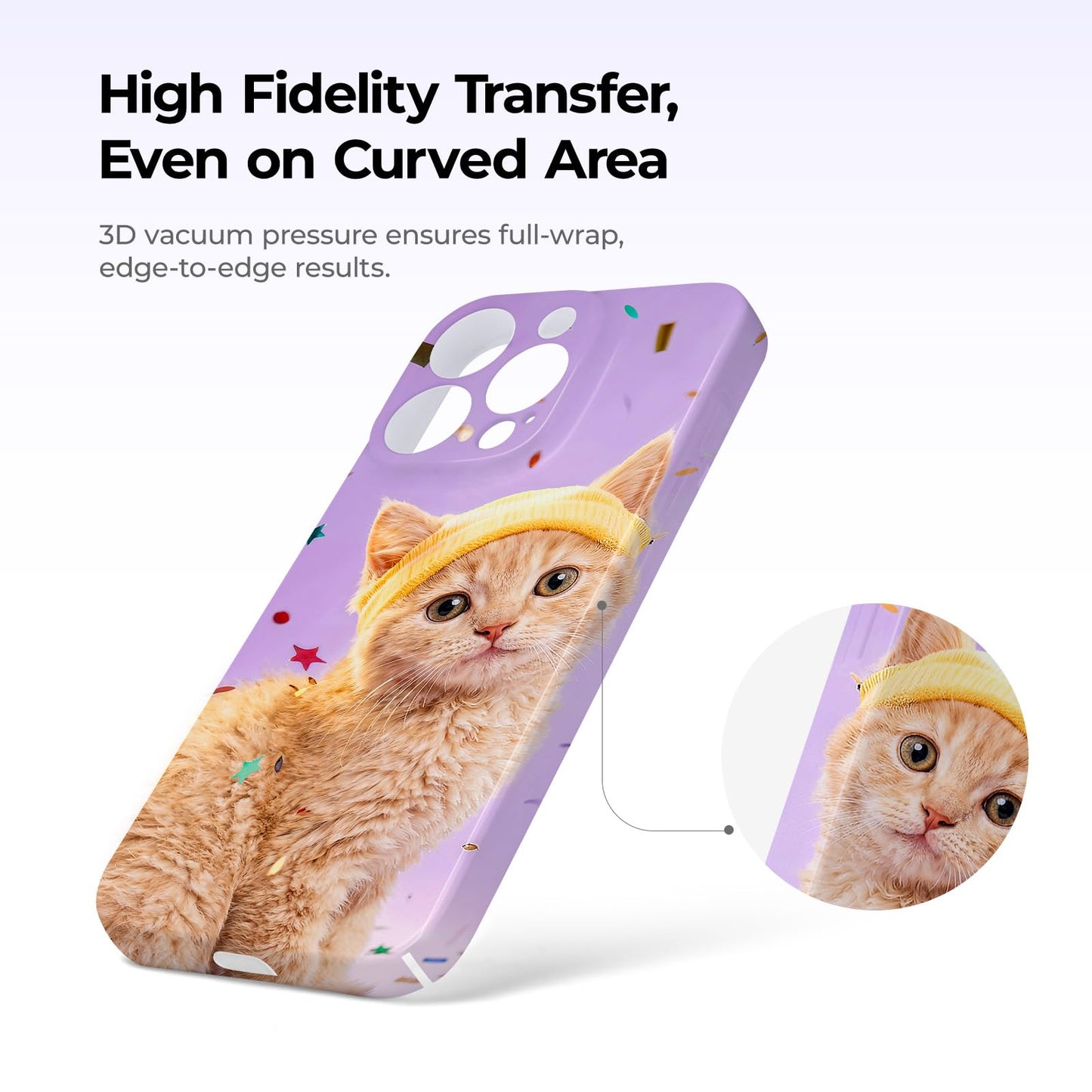 HTVRONT Phone Case Heat Press Machine Compatible with iPhone & Android - Vacuum Heat Press H17 for Phone Cases- Sublimation Press for Custom Phone Case, Badges, Coasters, Includes Film & Fixture