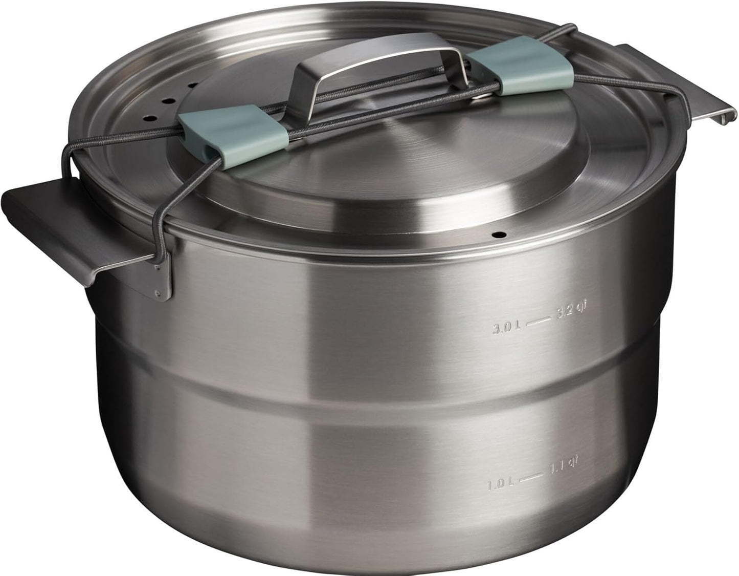 Stanley Wildfare Core 26-Piece Camp Kitchen Cook Set - 4 Qt Pot, 8" Fry Pan, 4 Table Settings | BPA-Free Essentials