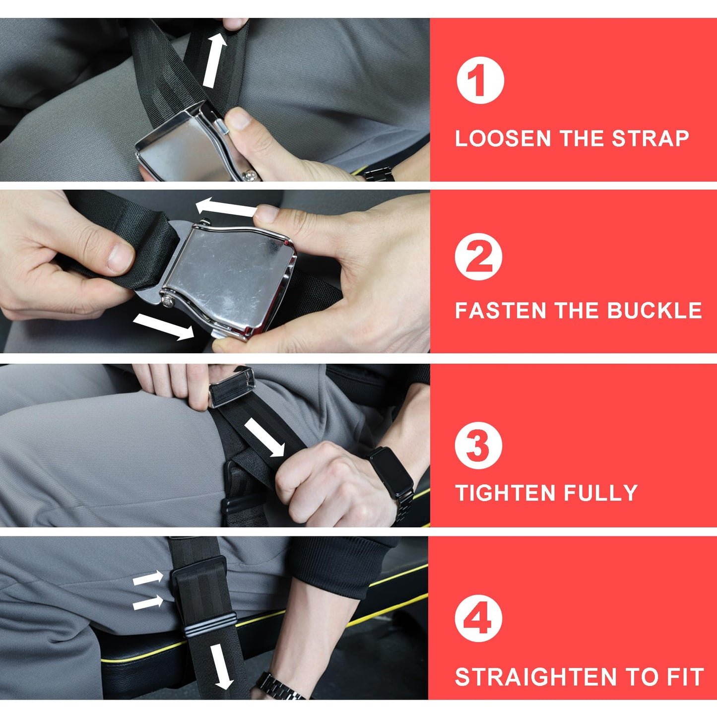 Nordic Curl Stabilizer Padded Strap with Anti-Slip Locking Buckle, Adjustable 63-Inch gym seatbelt for Bench, Nordic Curl, Leg Extensions, Seated Rows & Home Gym Training (black)