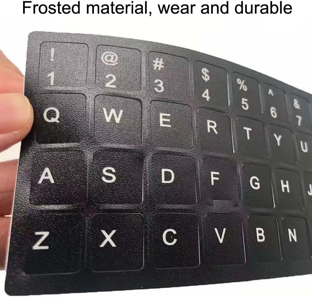 ANRACHEL Desktop(3PCS,English) Replacement English Keyboard Letter Stickers, Universal English Keyboard Stickers