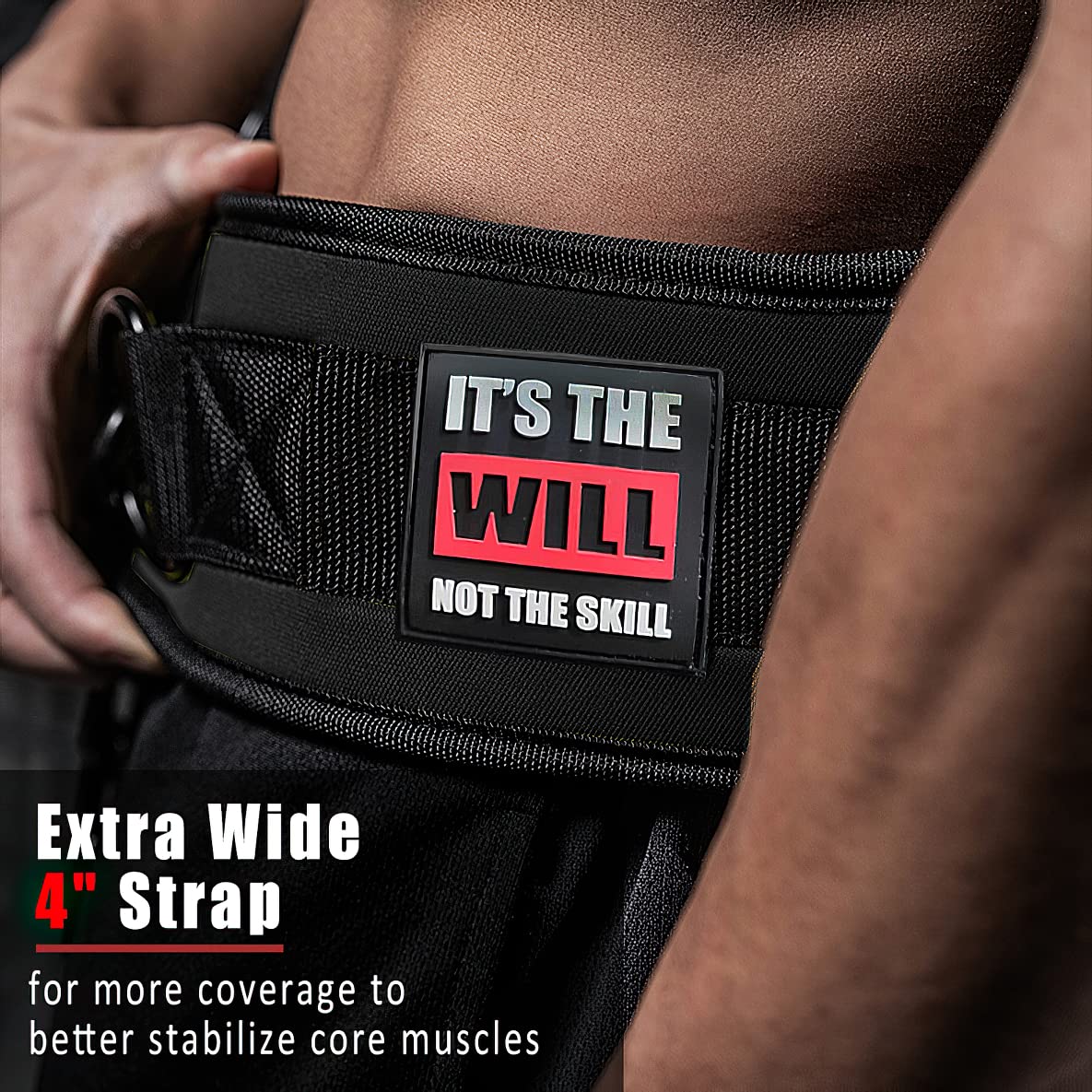 Heavy Duty Dip Belt with Chain & Weighted Belt for Pullups - Men & Women